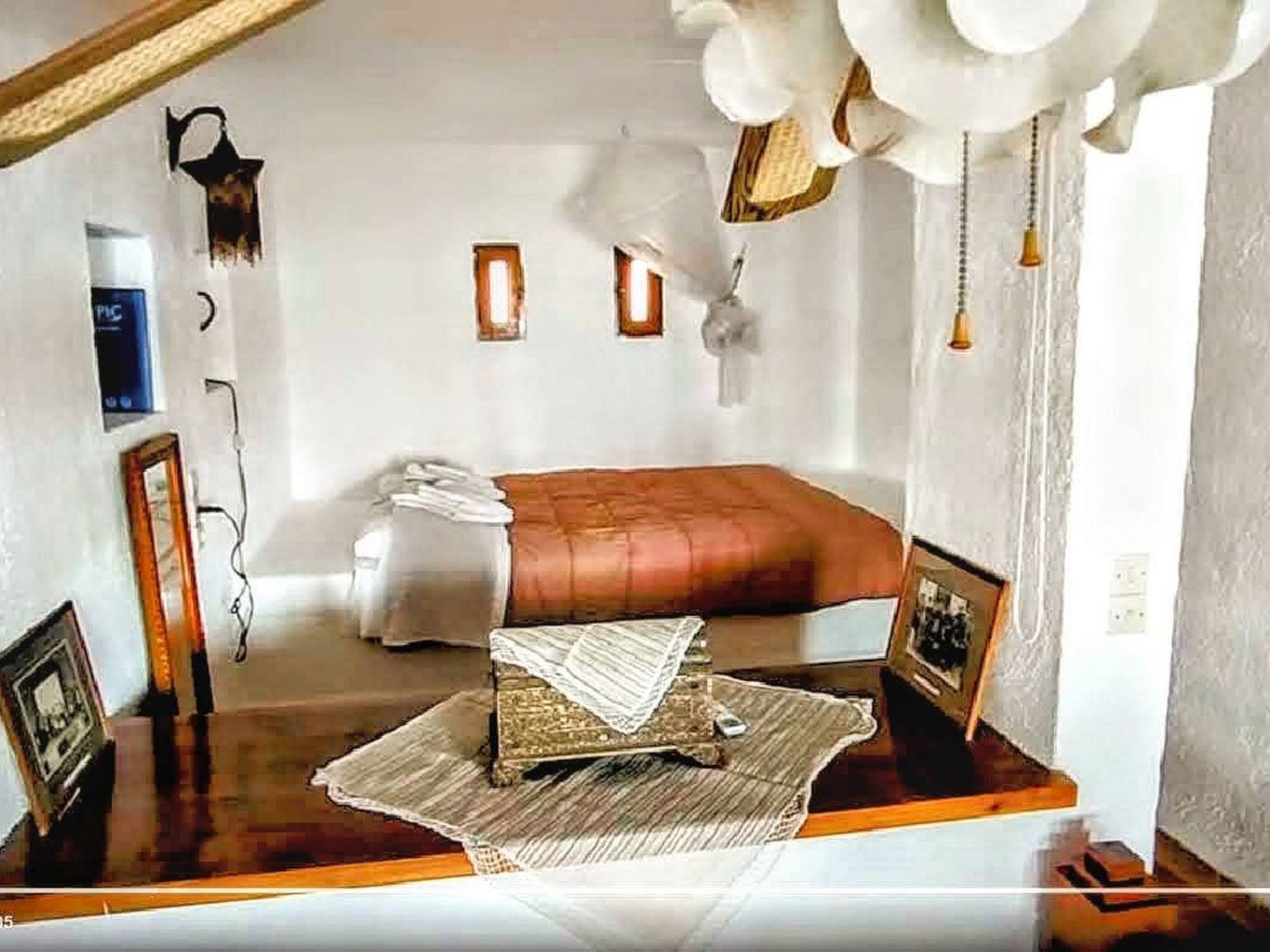 Meerblick-Ferienhaus Argyro in Mavrikiano.-Binnen