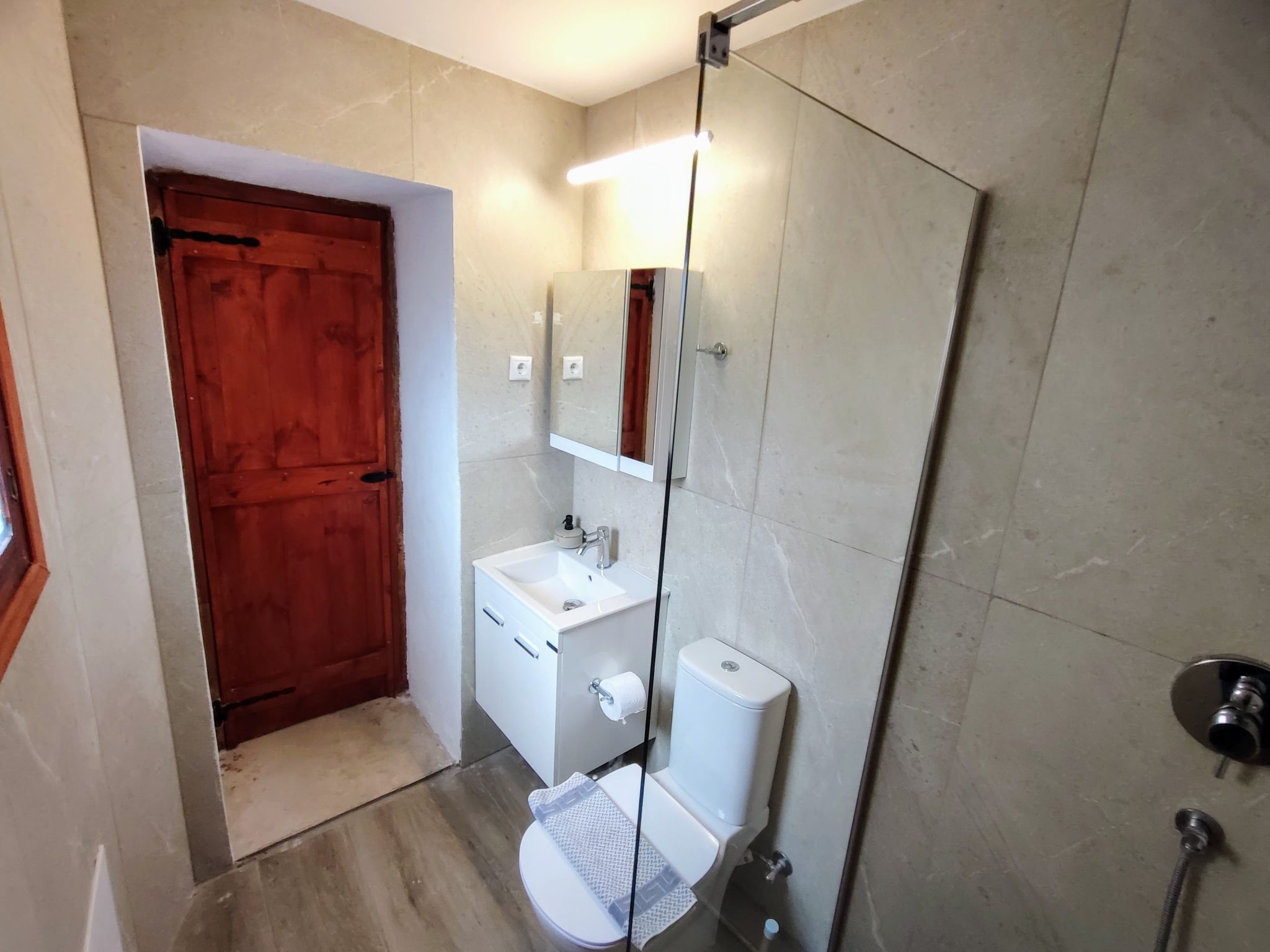 Meerblick-Ferienhaus Argyro in Mavrikiano.-Binnen