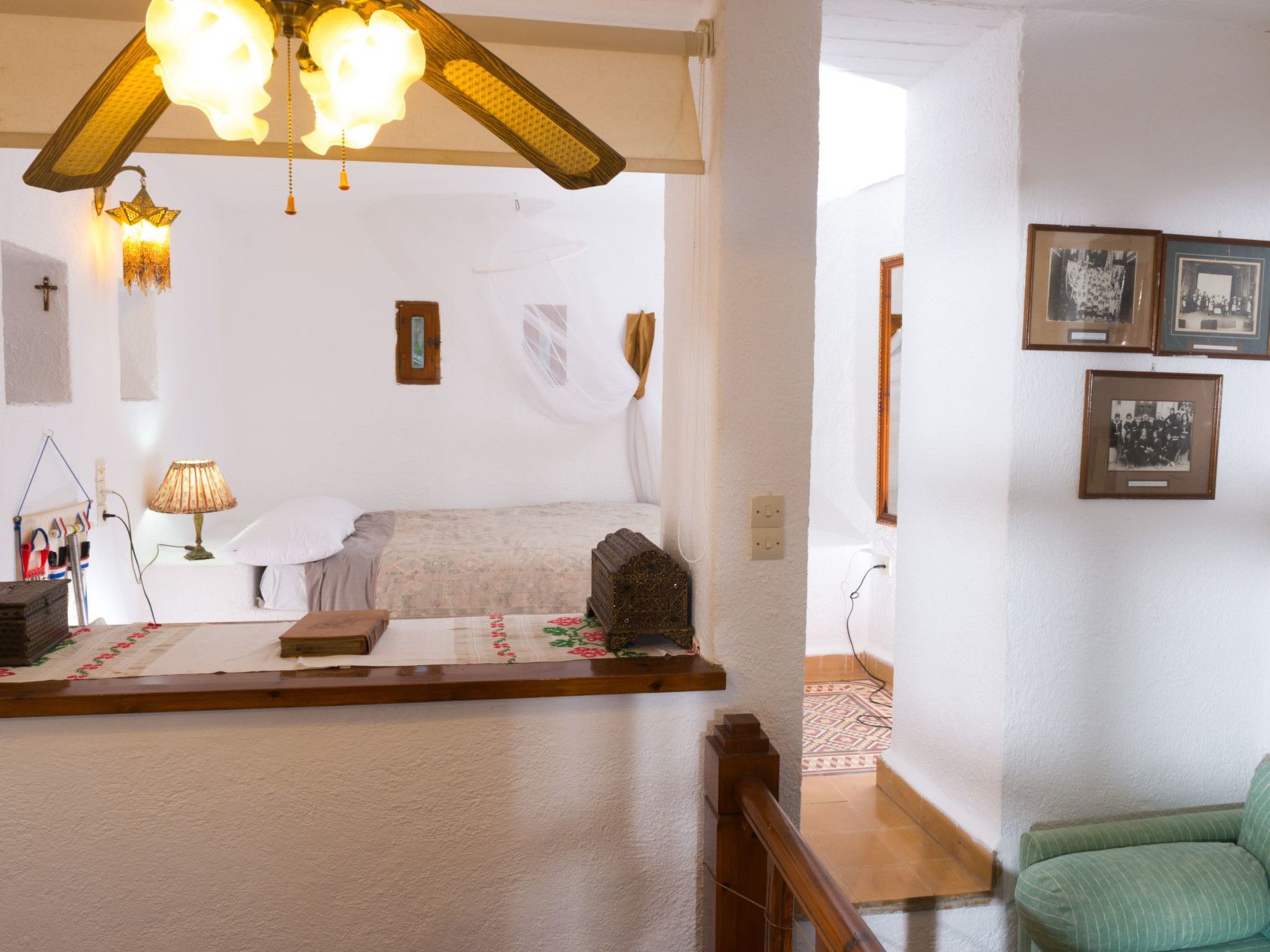 Meerblick-Ferienhaus Argyro in Mavrikiano.-Binnen