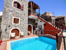 Steinhaus Erato: Vrijstaand huis met privézwembad en uitzicht op zee in Plaka - thumbnail 2