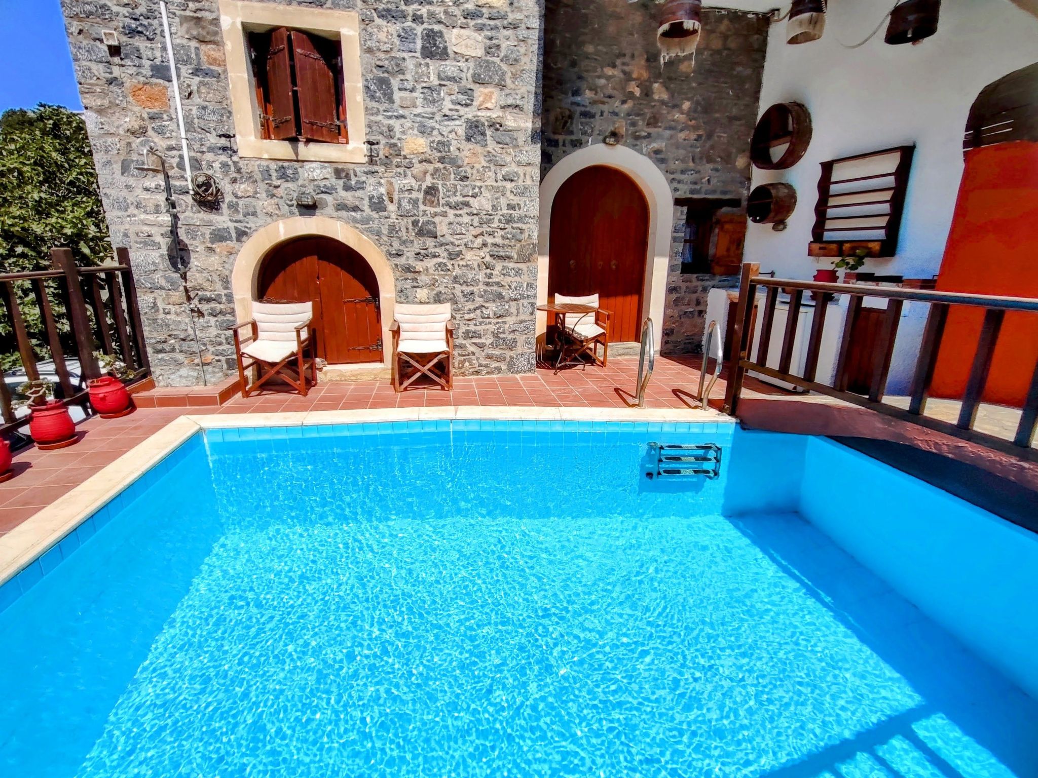 Steinhaus Erato Privater Pool Landschaftliche Kretische Ansichten-Binnen