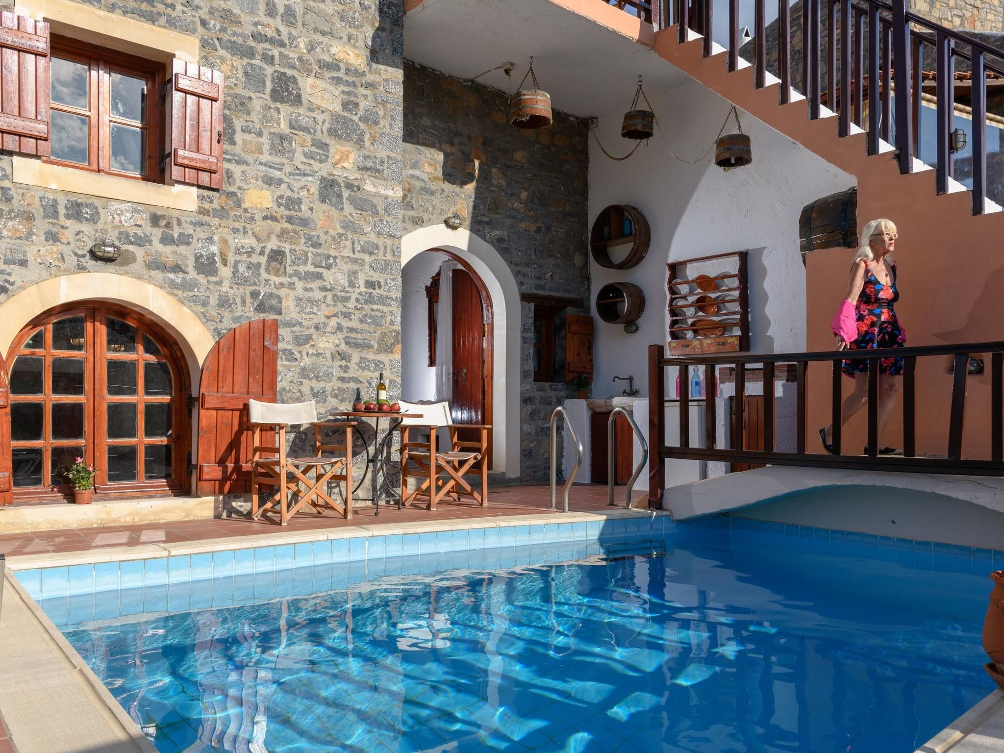 Steinhaus Erato Privater Pool Landschaftliche Kretische Ansichten-Binnen