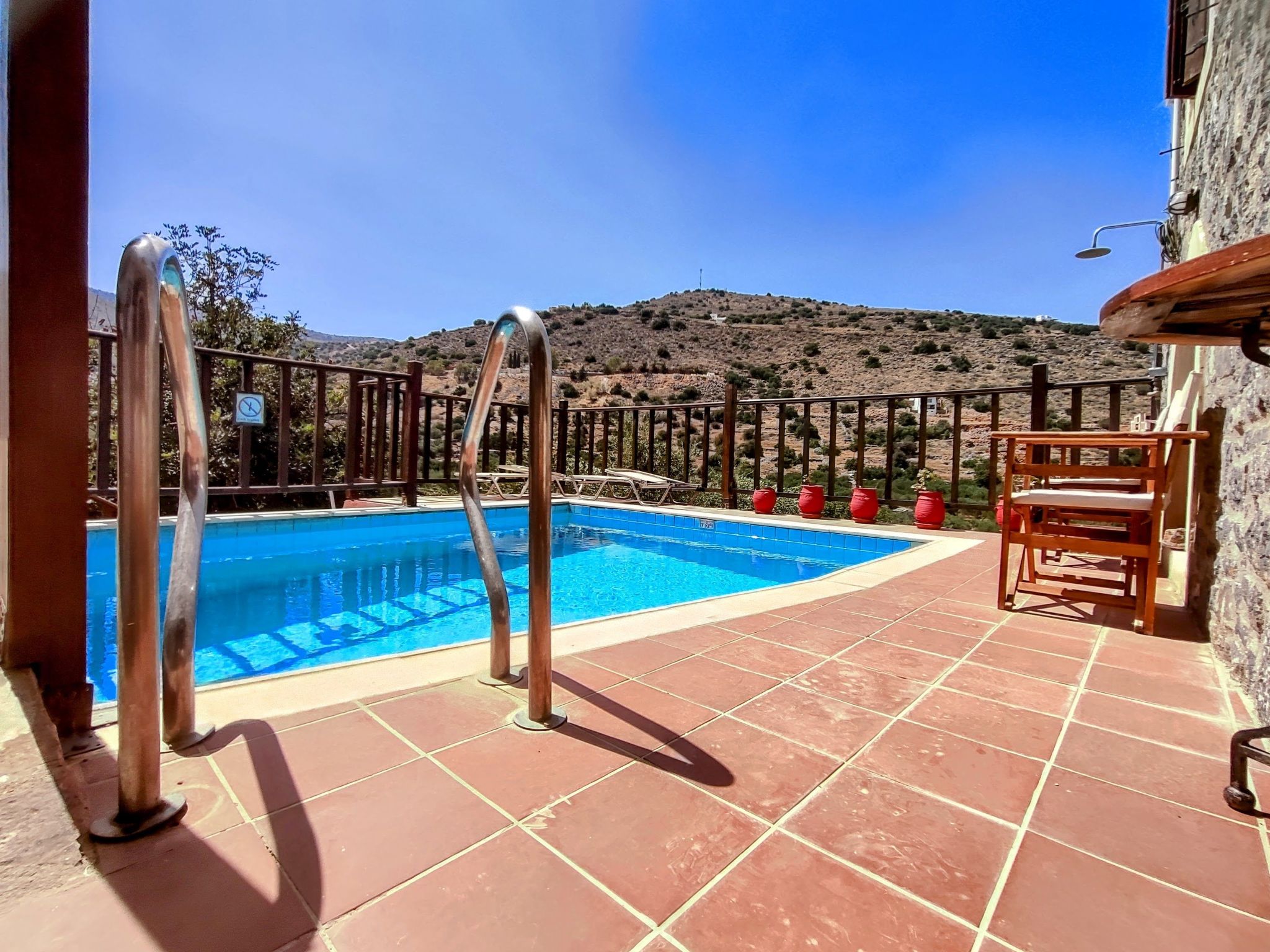 Steinhaus Erato Privater Pool Landschaftliche Kretische Ansichten-Binnen