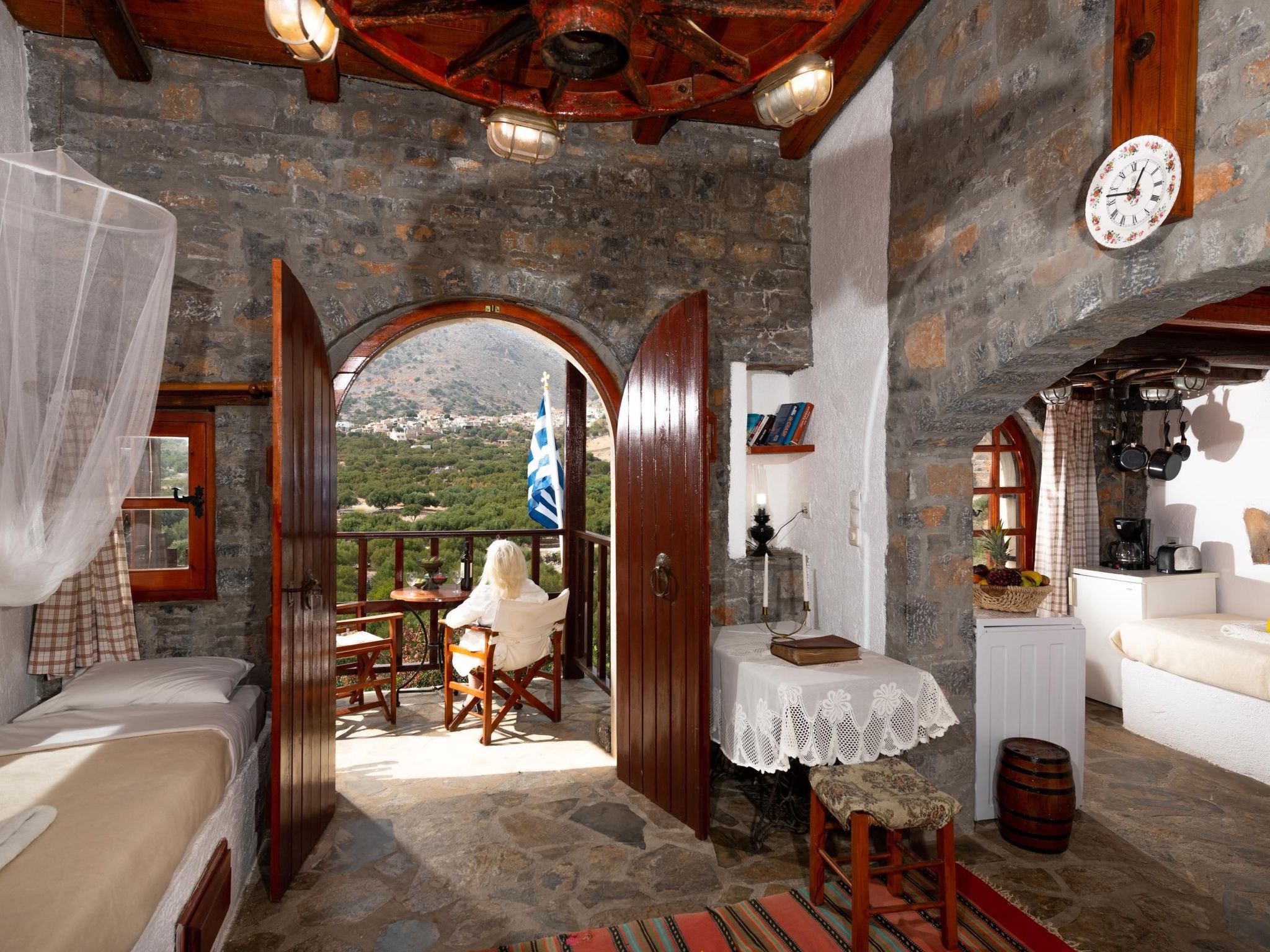 Steinhaus Erato Privater Pool Landschaftliche Kretische Ansichten-Binnen