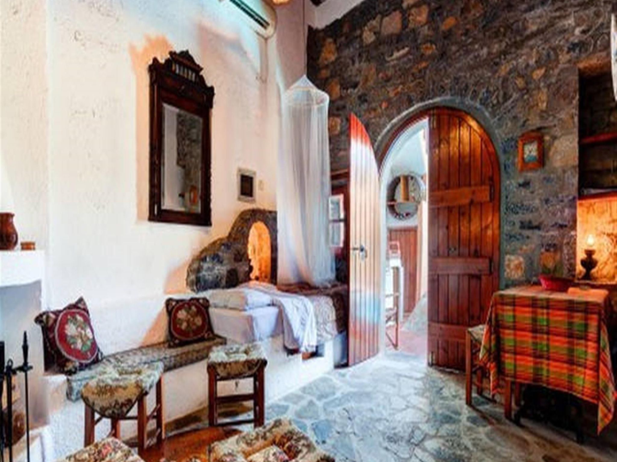 Steinhaus Erato Privater Pool Landschaftliche Kretische Ansichten-Binnen