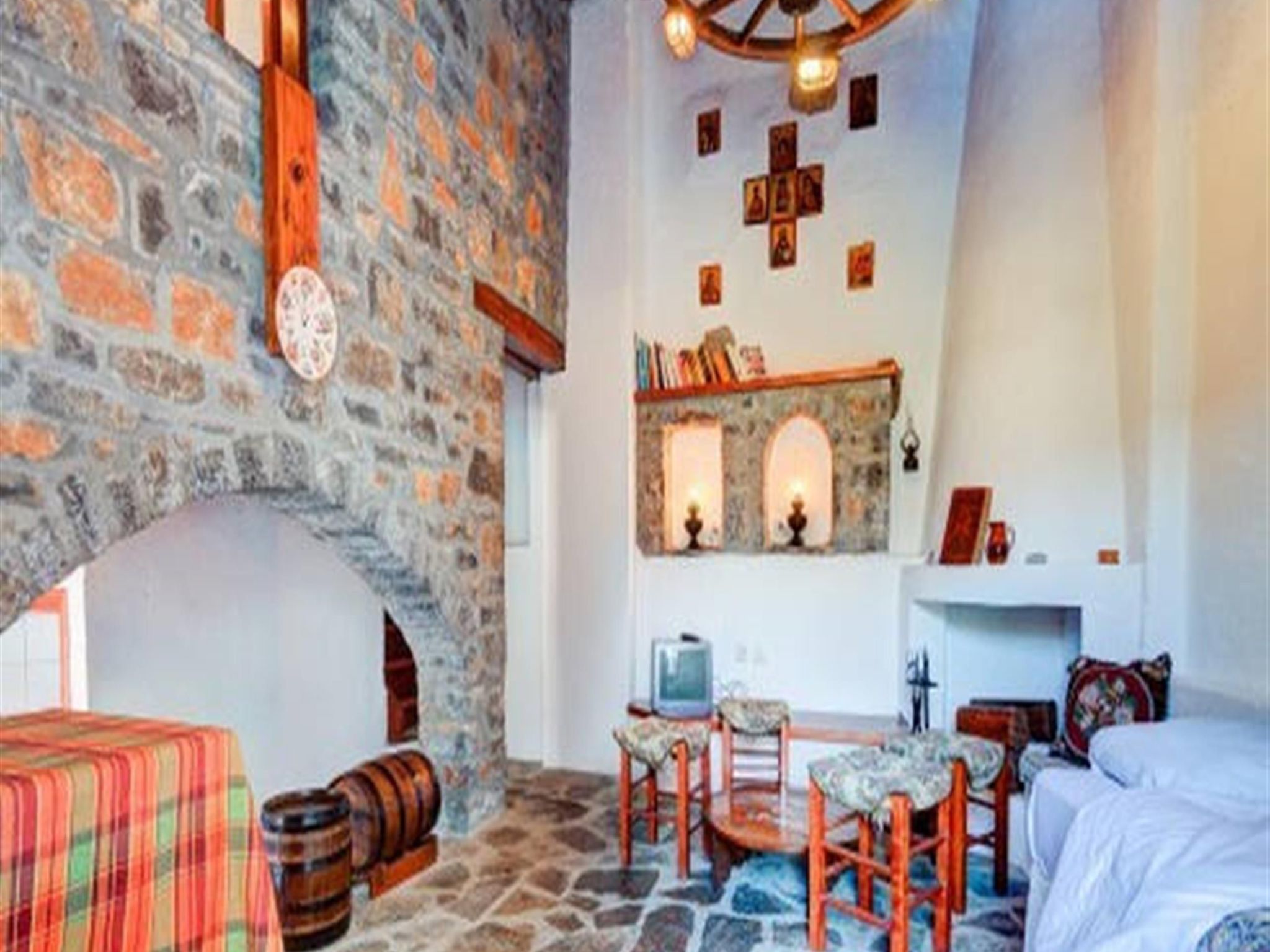 Steinhaus Erato Privater Pool Landschaftliche Kretische Ansichten-Binnen