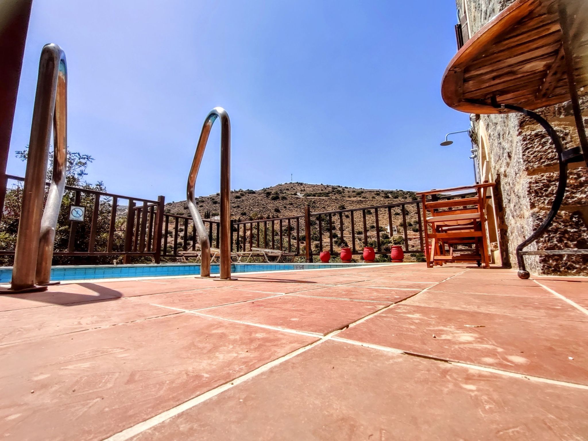 Steinhaus Erato Privater Pool Landschaftliche Kretische Ansichten-Binnen