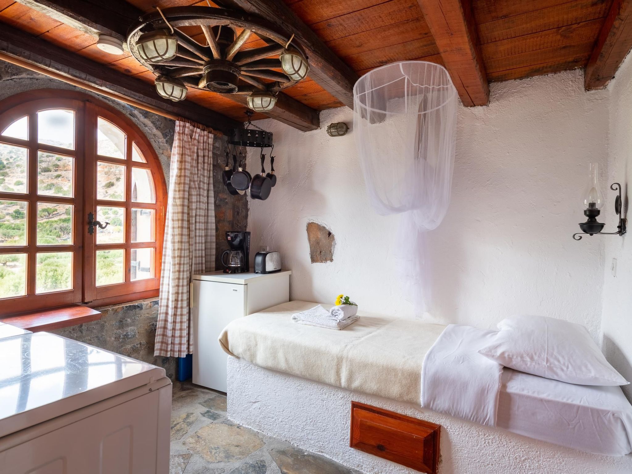 Authentisches kretisches Steinhaus Clio mit Aussicht-Binnen