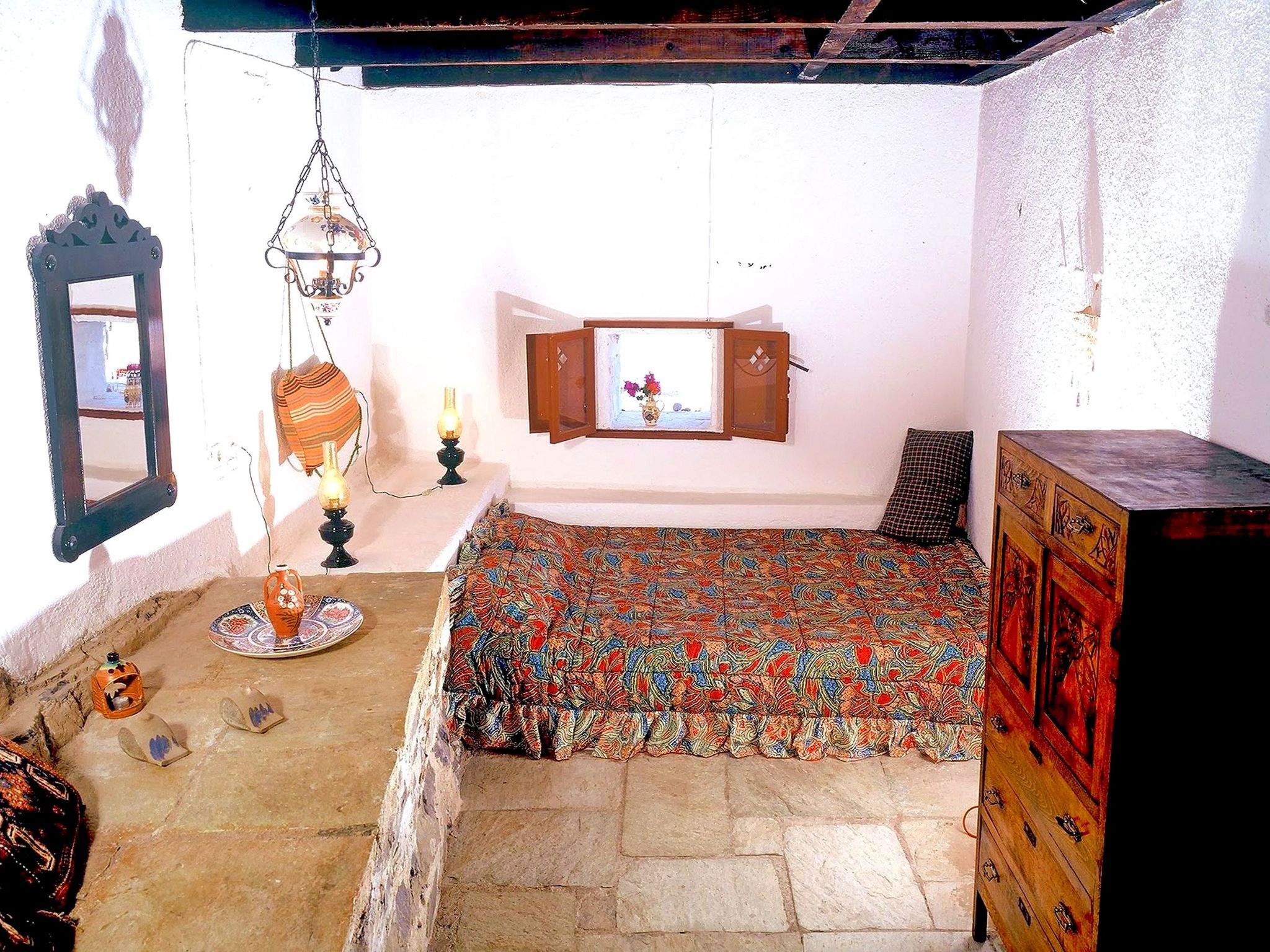 Authentisches Kreta Elounda Haus mit Meerblick Margarita-Binnen