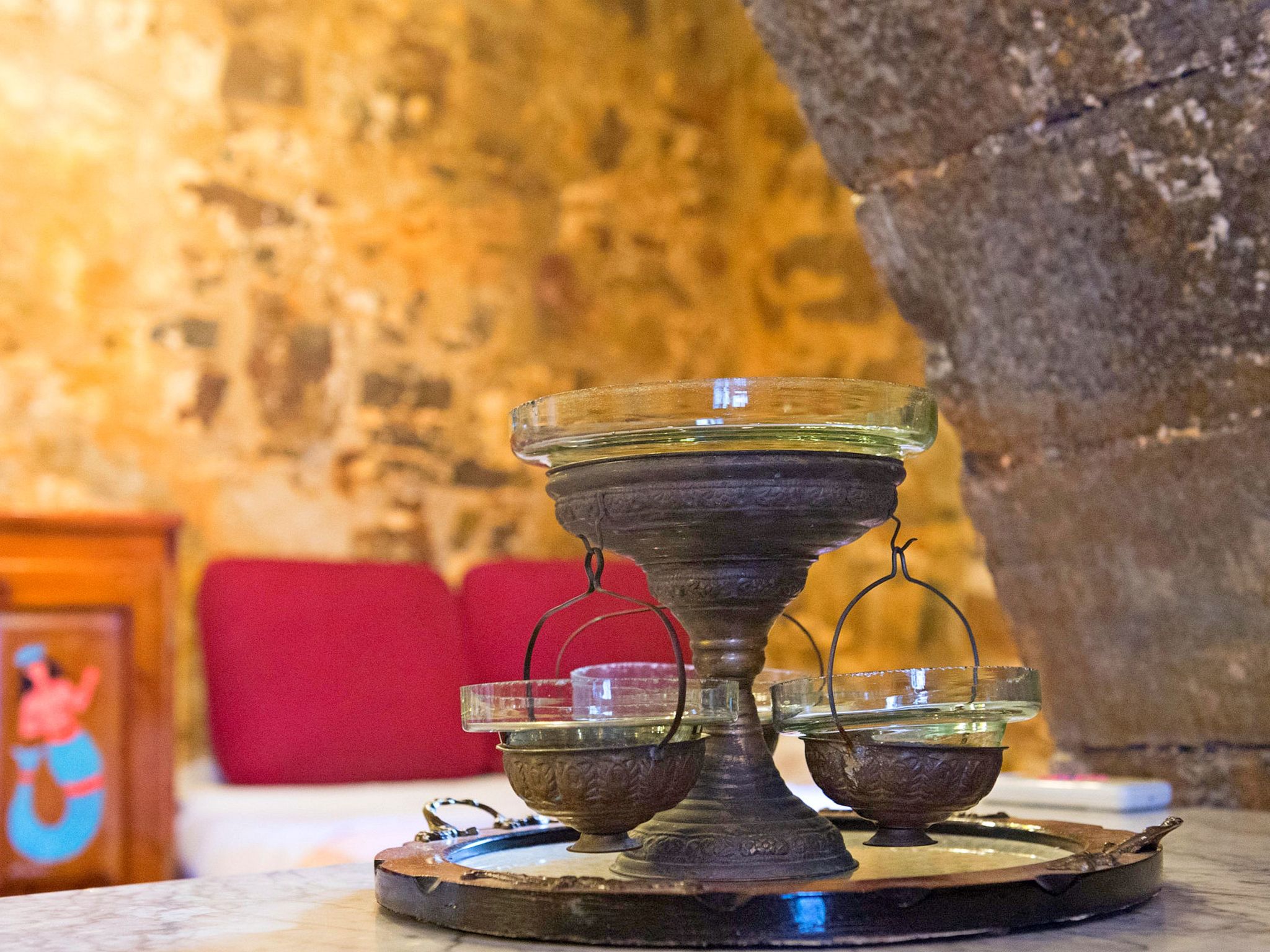 Authentisches Kreta Elounda Haus mit Meerblick Margarita-Binnen