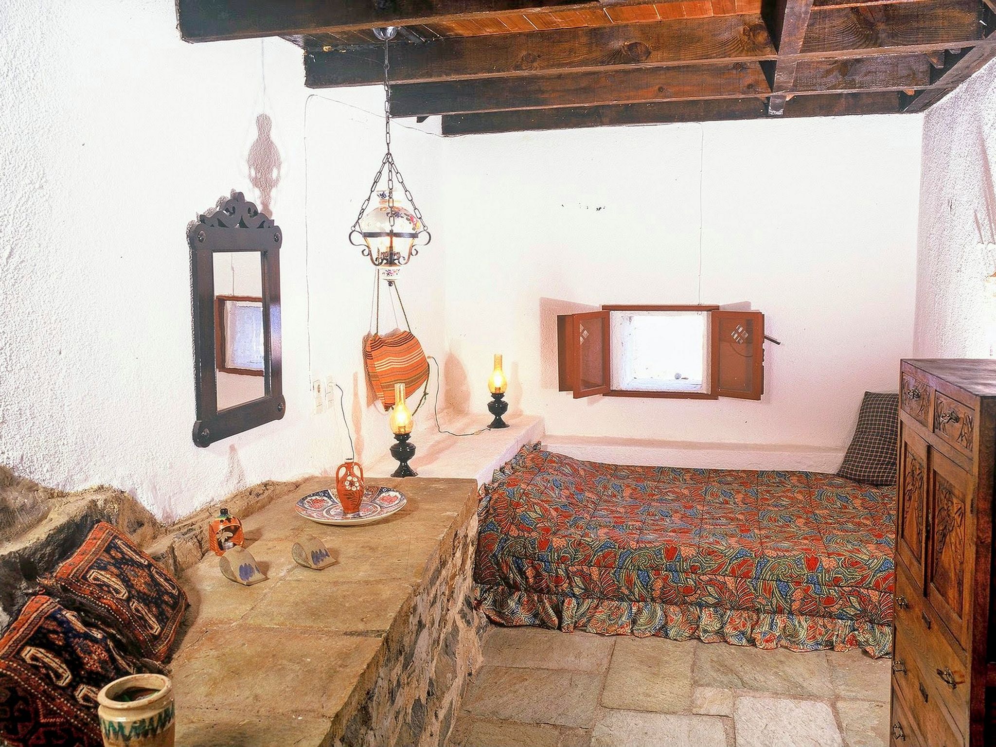 Authentisches Kreta Elounda Haus mit Meerblick Margarita-Binnen