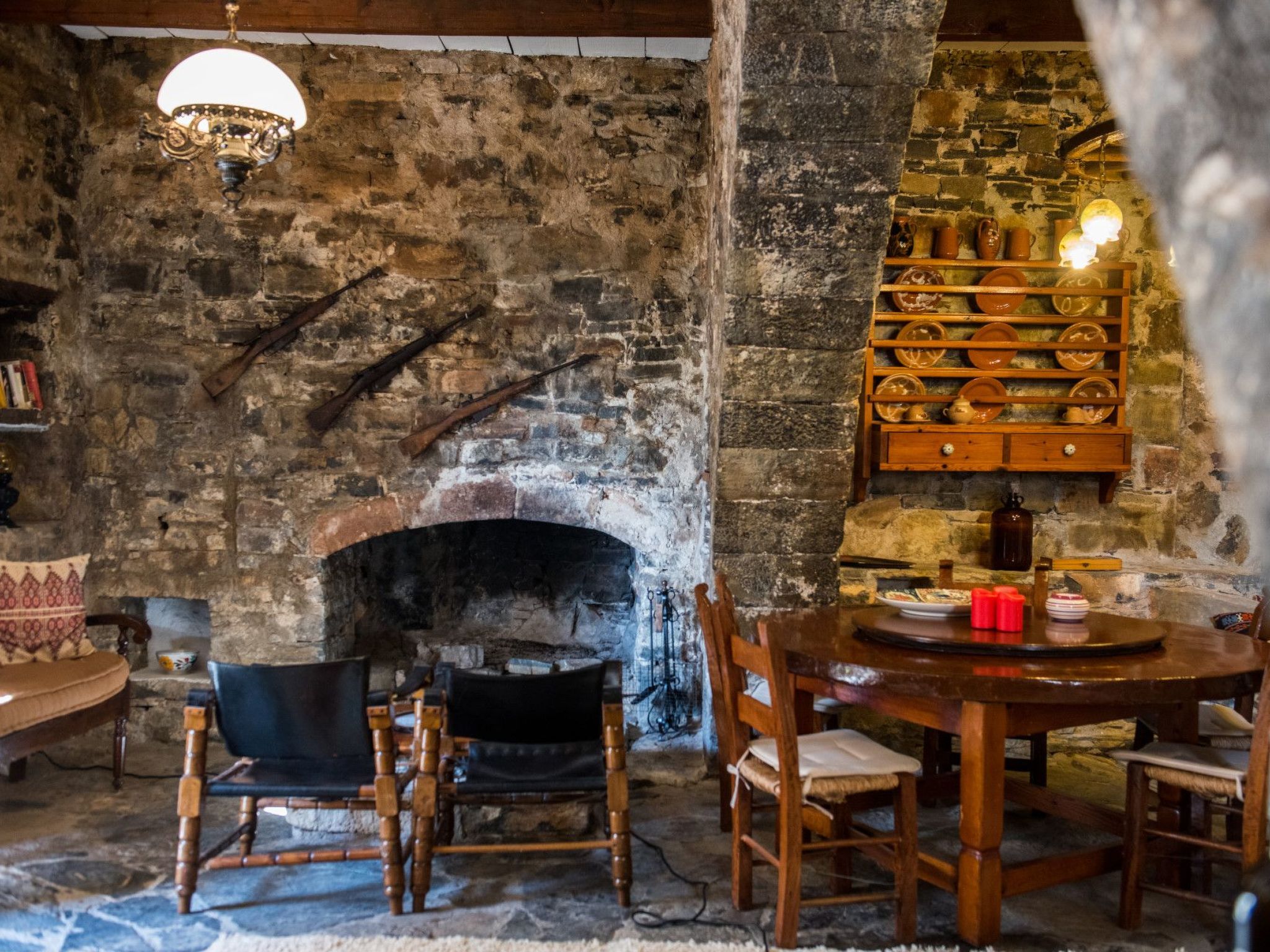 Authentisches Kreta Elounda Haus mit Meerblick Margarita-Binnen