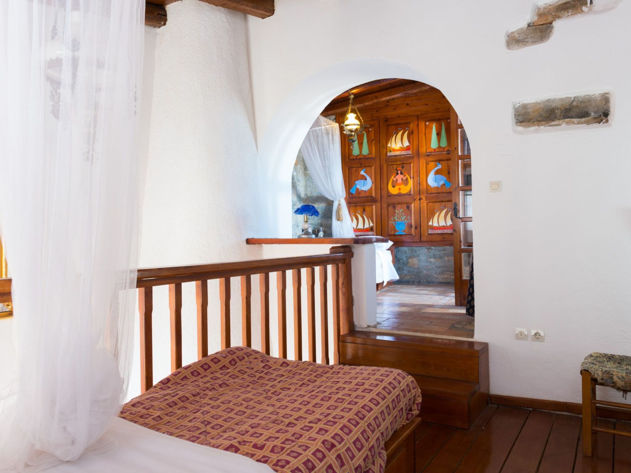 Leonidas Traditionelles kretisches Haus mit Meerblick-Binnen