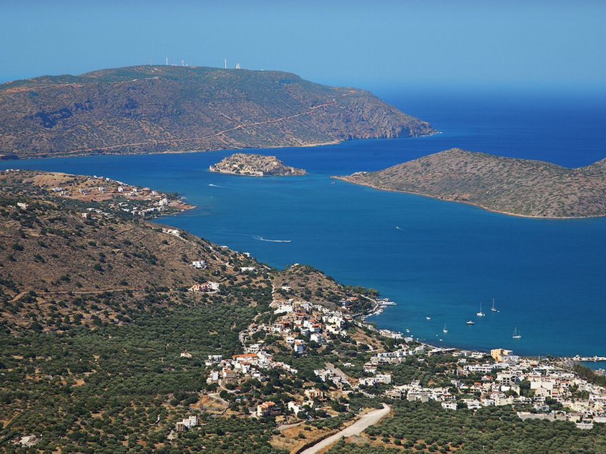 Leonidas Traditionelles kretisches Haus mit Meerblick-Binnen