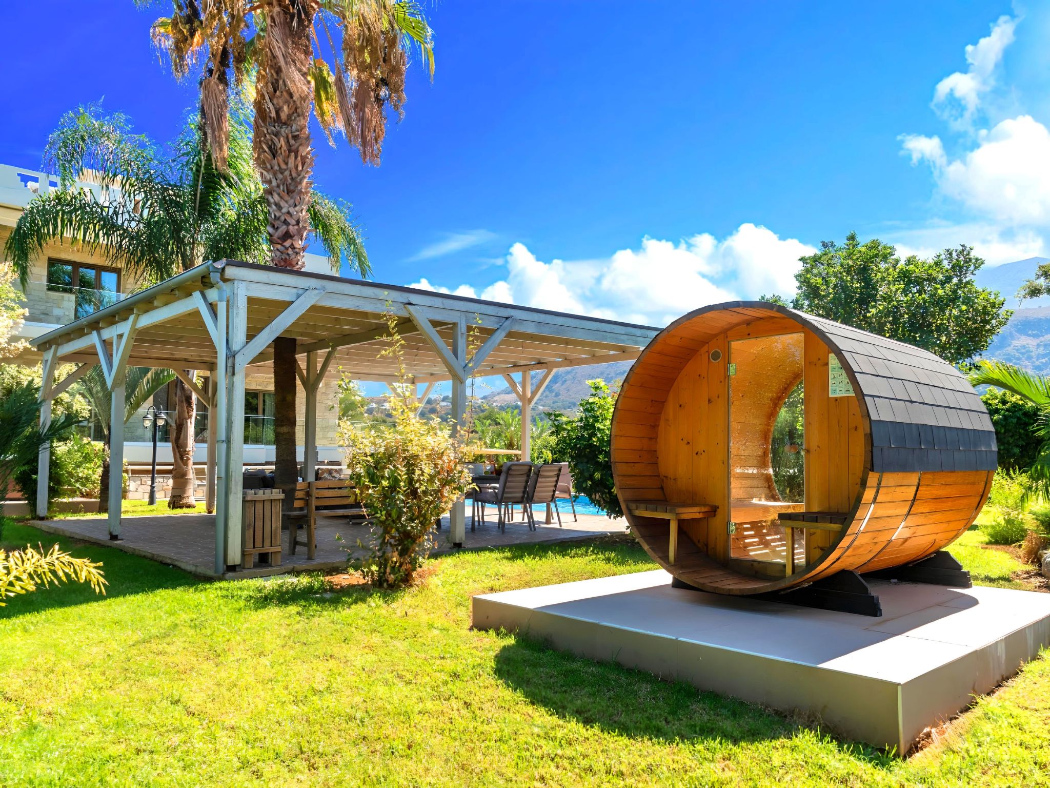 Mirsini Villa Privater Pool Jacuzzi-Binnen