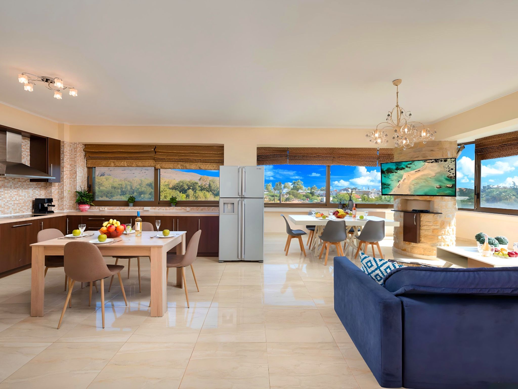 Mirsini Villa Privater Pool Jacuzzi-Binnen