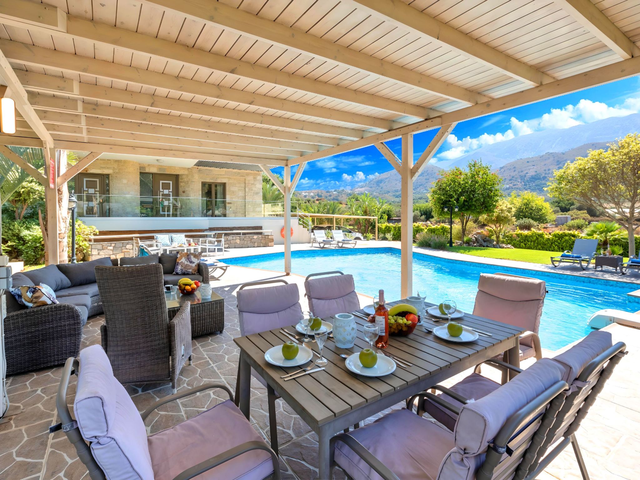 Mirsini Villa Privater Pool Jacuzzi-Binnen