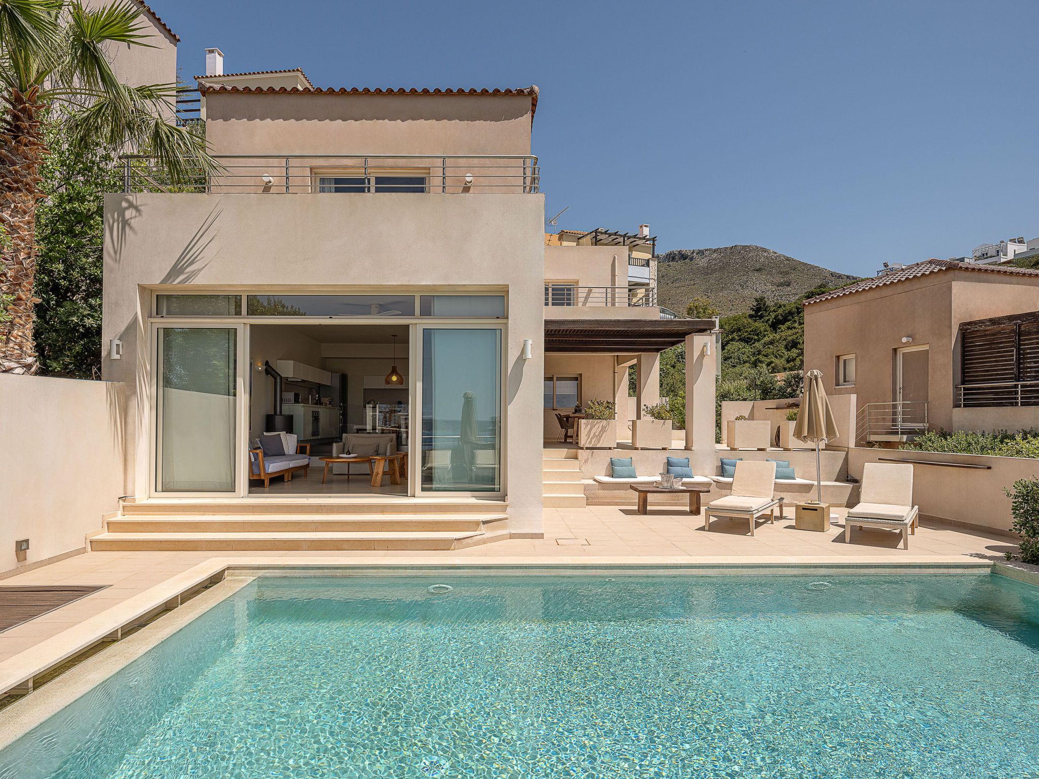 Adeste Seaview Villa II - Beheizter Pool, 900m zum Meer-Drinnen