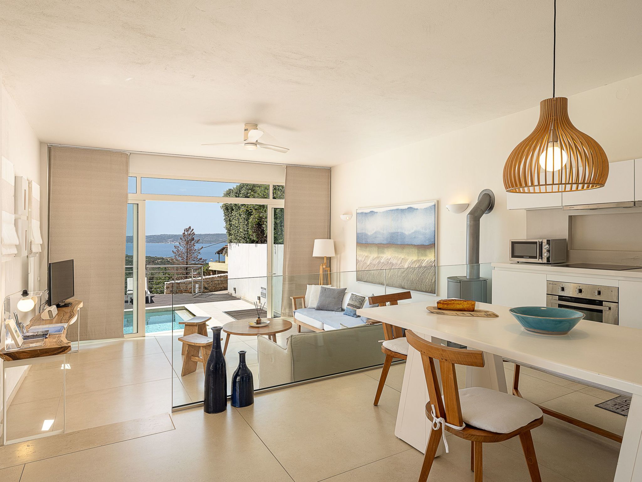 Adeste Seaview Villa II - Beheizter Pool, 900m zum Meer-Drinnen