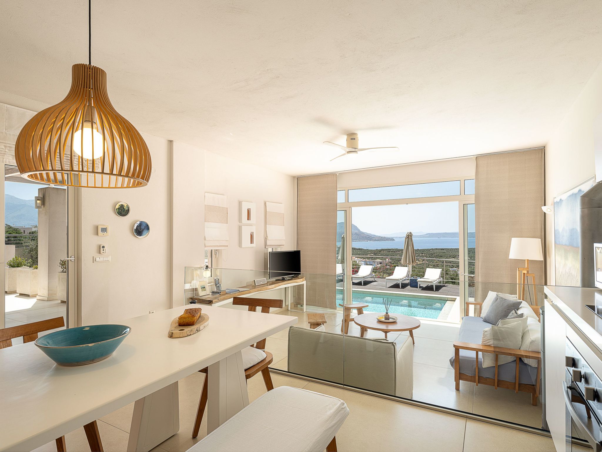 Adeste Seaview Villa II - Beheizter Pool, 900m zum Meer-Drinnen