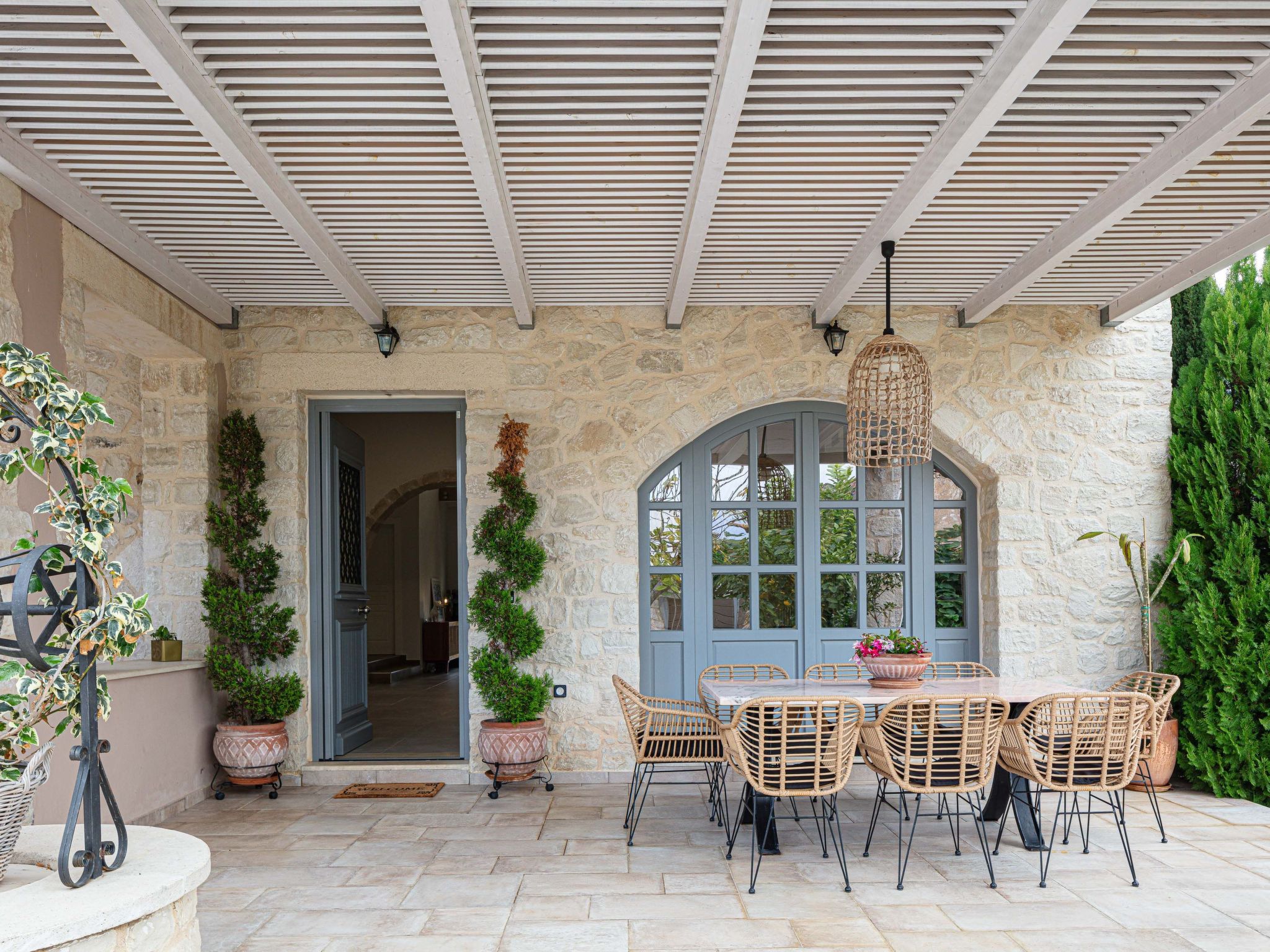 Artemis Apollonas Villa - Luxuriöse Flucht mit Pool-Binnen