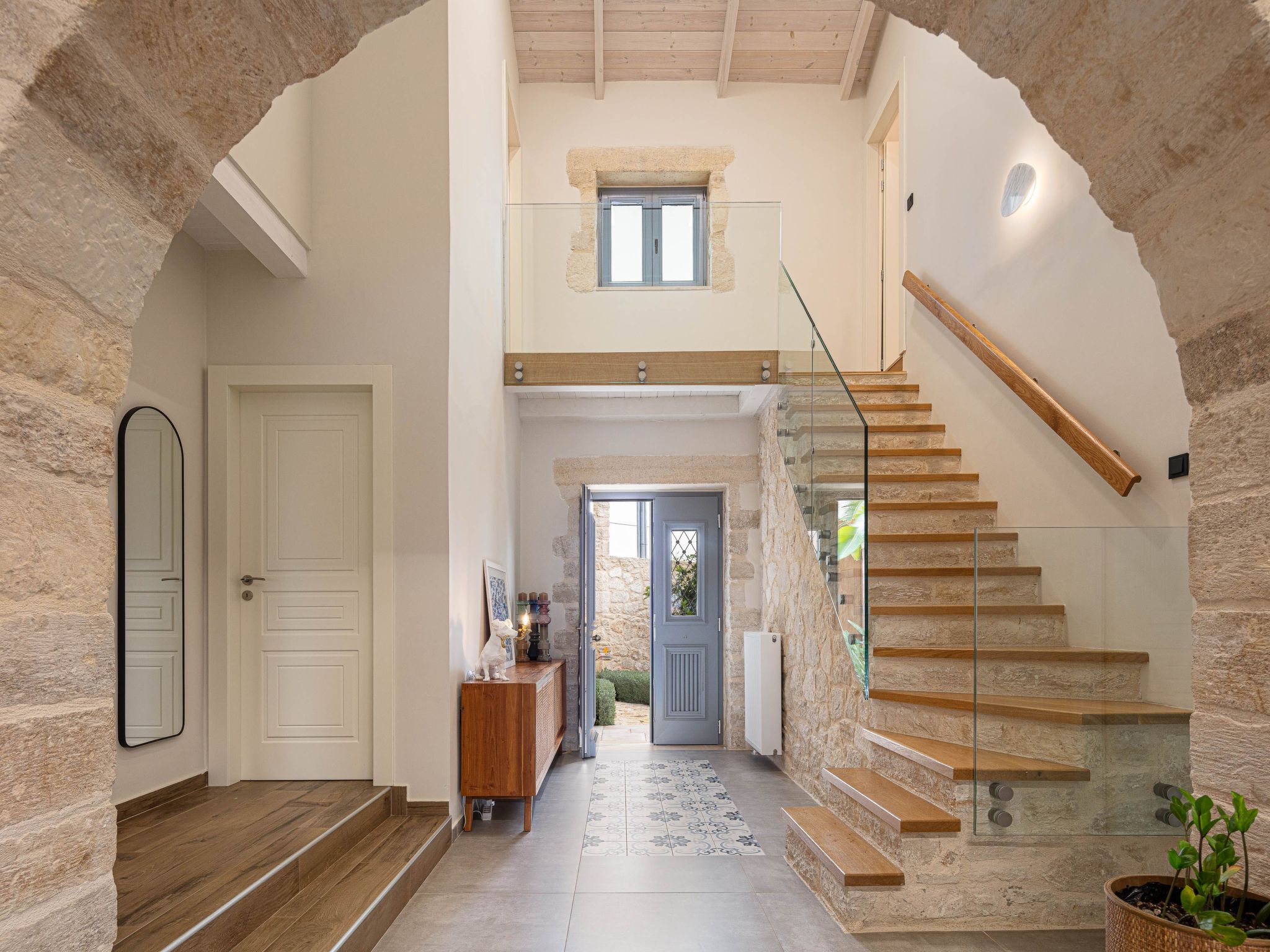 Artemis Apollonas Villa - Luxuriöse Flucht mit Pool-Binnen