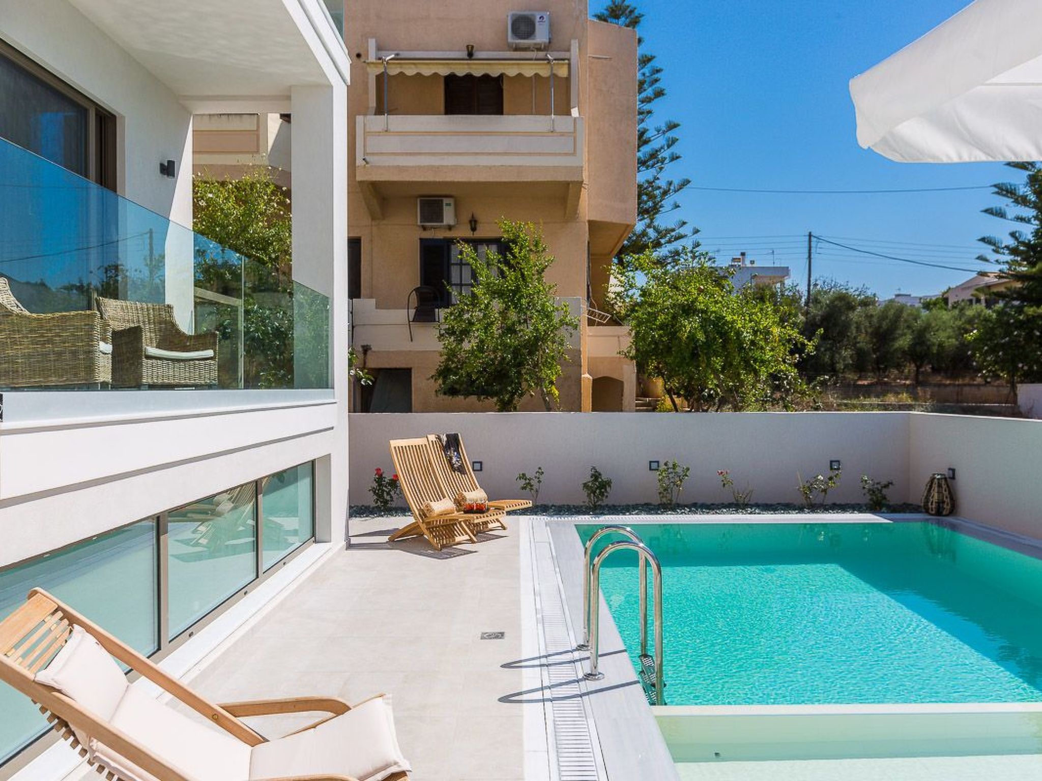 Villa Amelia I Kostenloser 8-Sitzer Mini-Van und Pool-Binnen