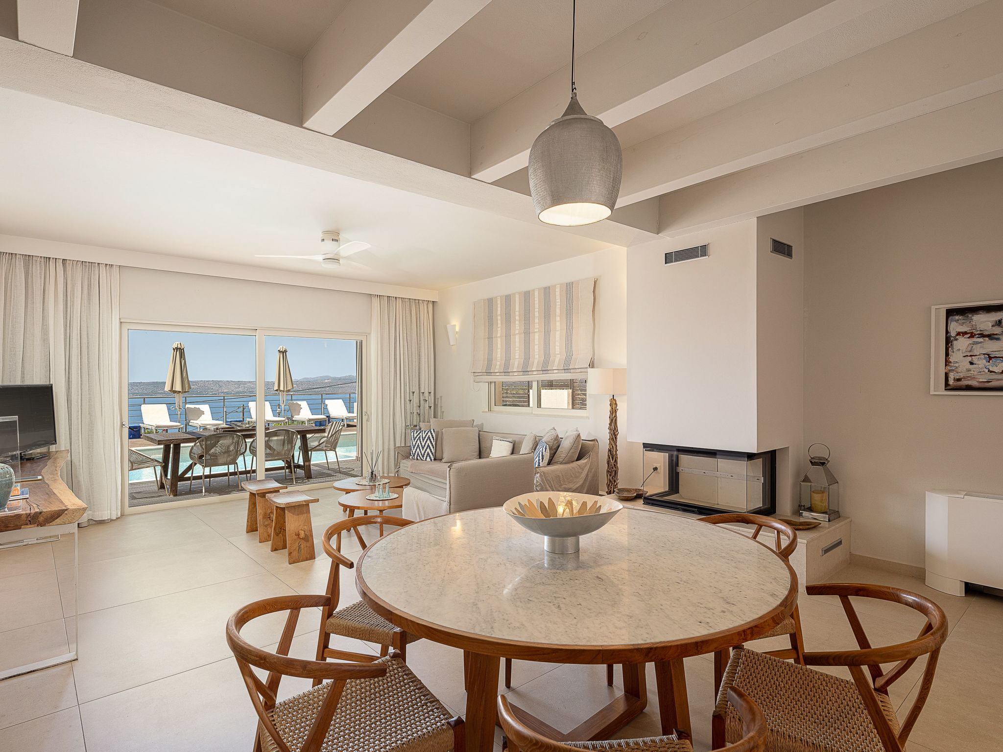 Adeste Seaview Villa I l Pool, BBQ und 900m zum Meer-Binnen