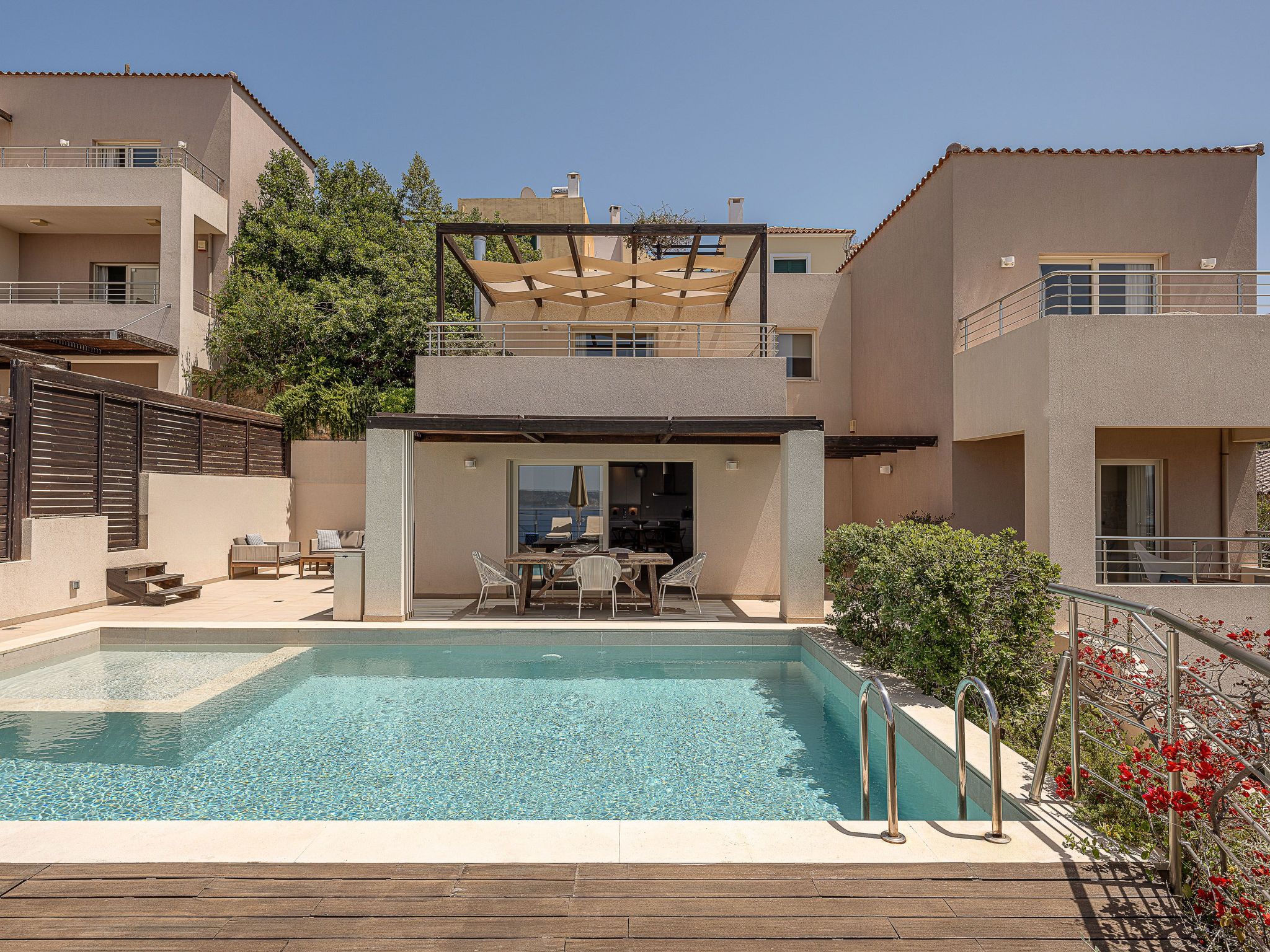 Adeste Seaview Villa I l Pool, BBQ und 900m zum Meer-Binnen