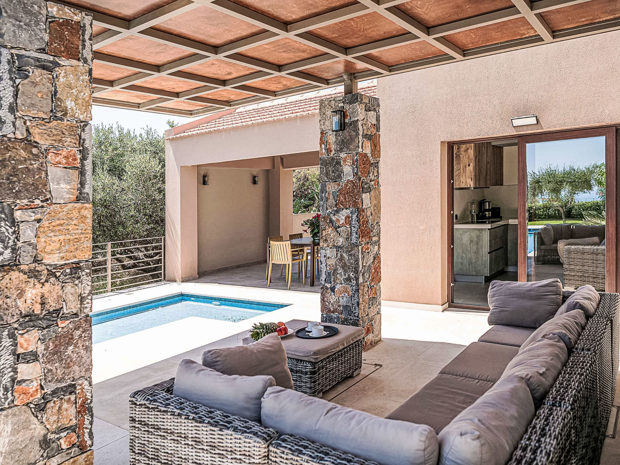 Villa Fos - Privater Pool, Eleganz und Meerblick - Inside