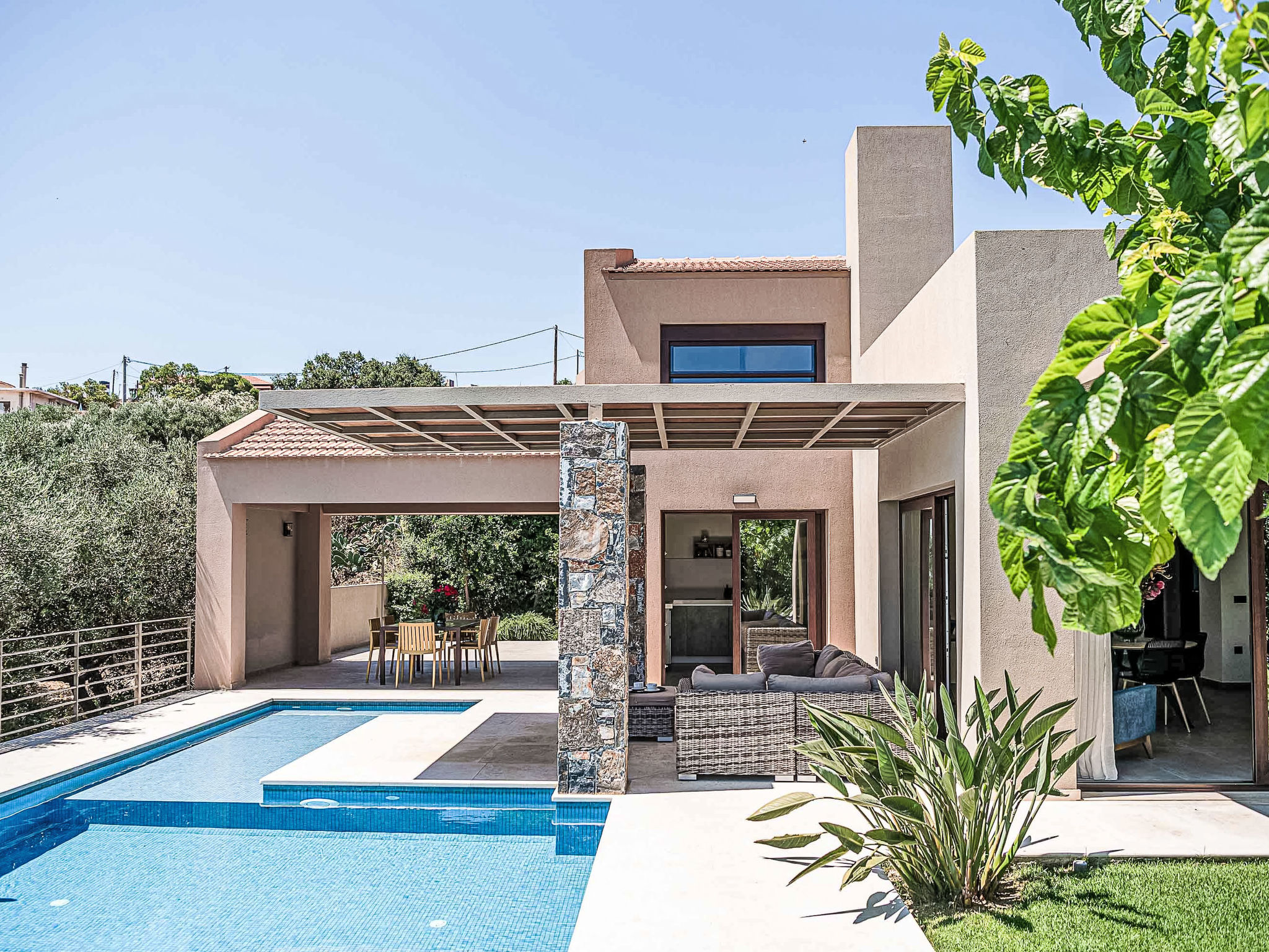 Villa Fos - Privater Pool, Eleganz und Meerblick - Inside