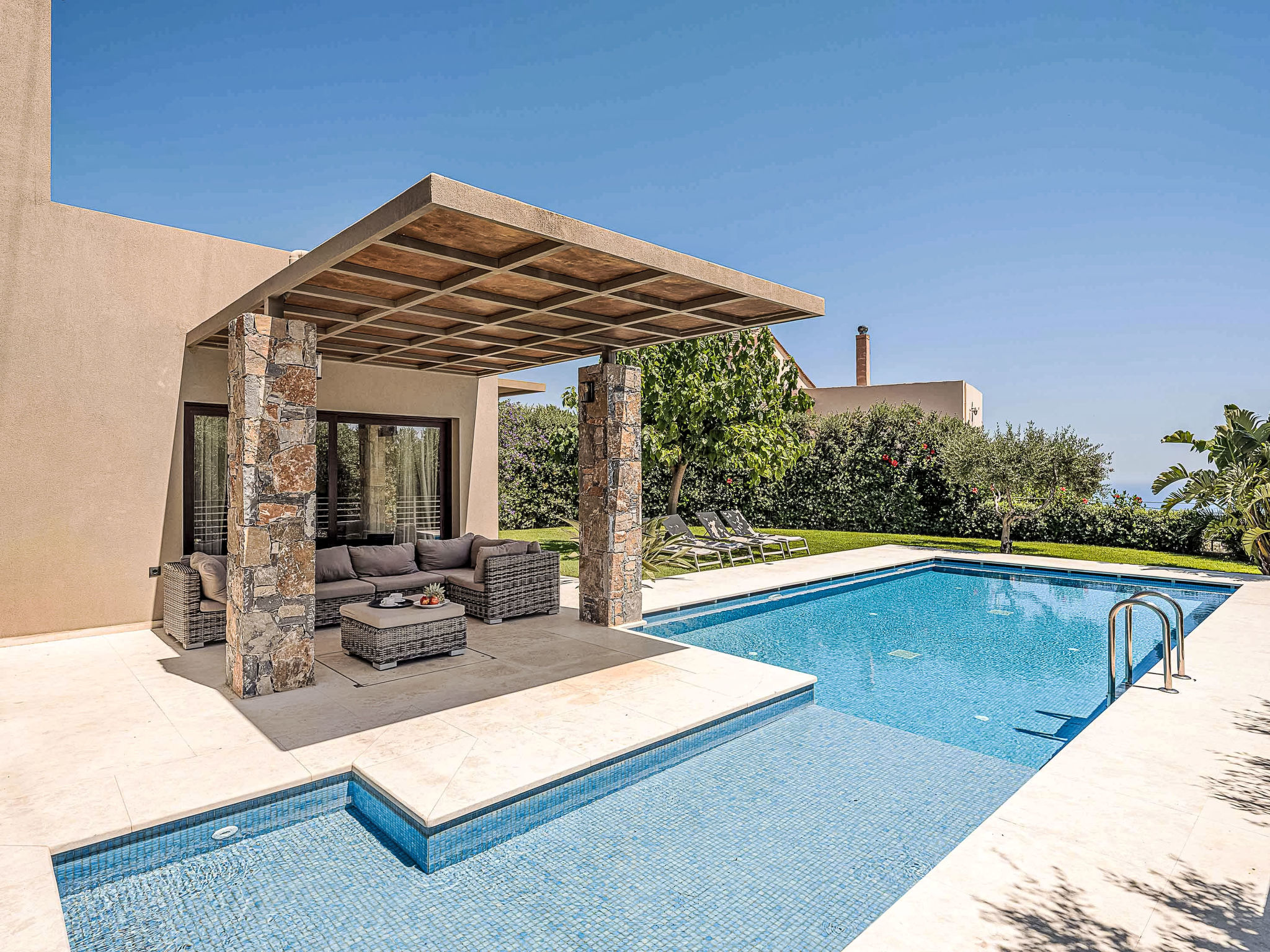 Villa Fos - Privater Pool, Eleganz und Meerblick