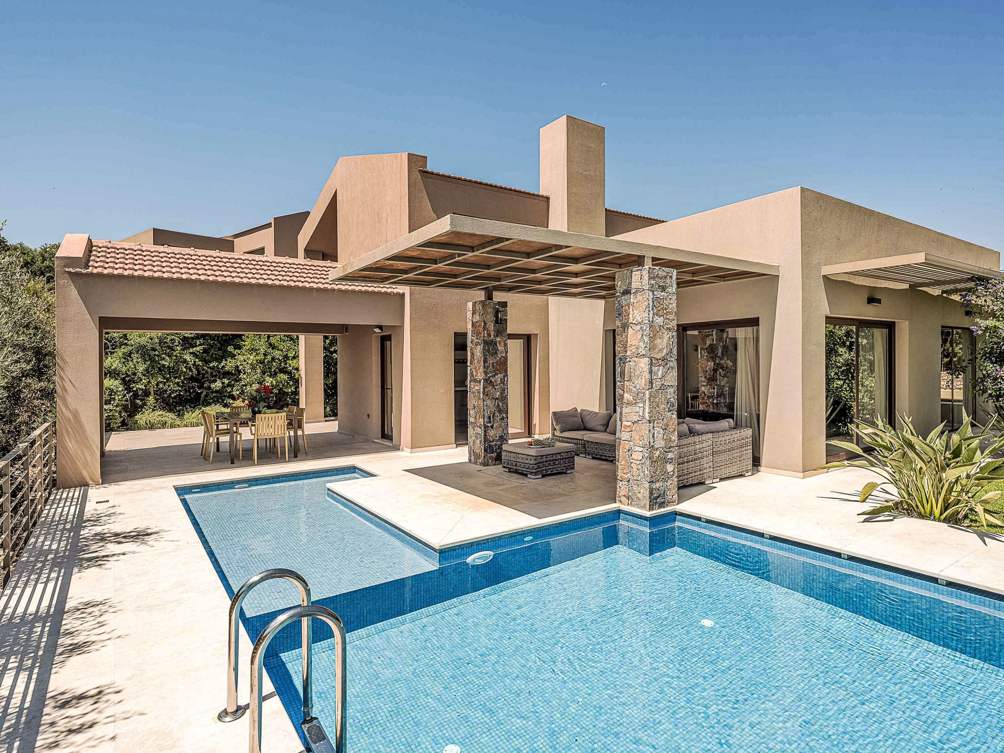 Villa Fos - Privater Pool, Eleganz und Meerblick