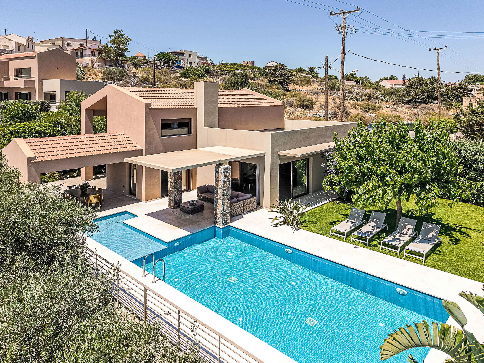 Villa Fos - Privater Pool, Eleganz und Meerblick - Outside
