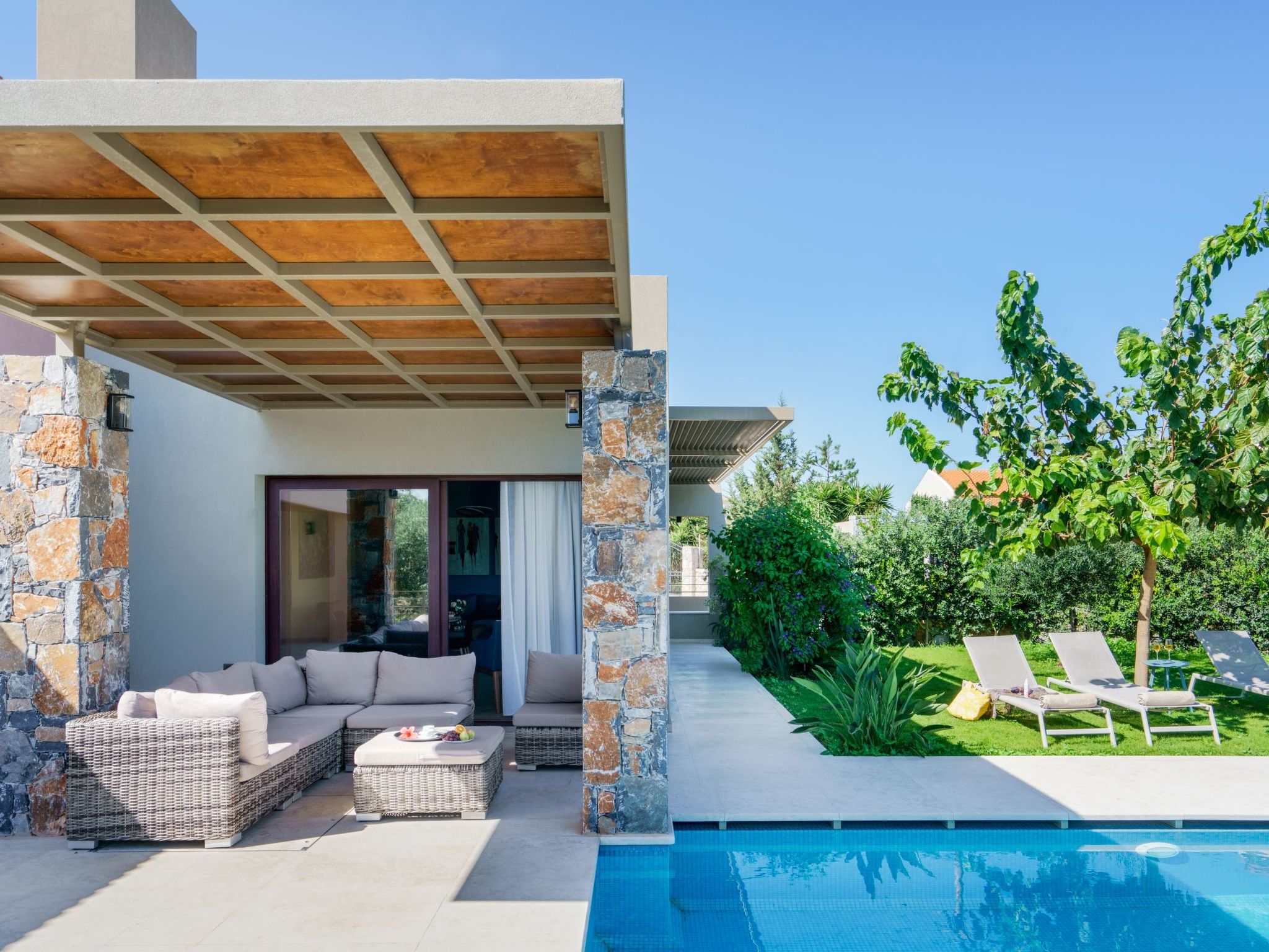 Villa Fos - Privater Pool, Eleganz und Meerblick-Binnen