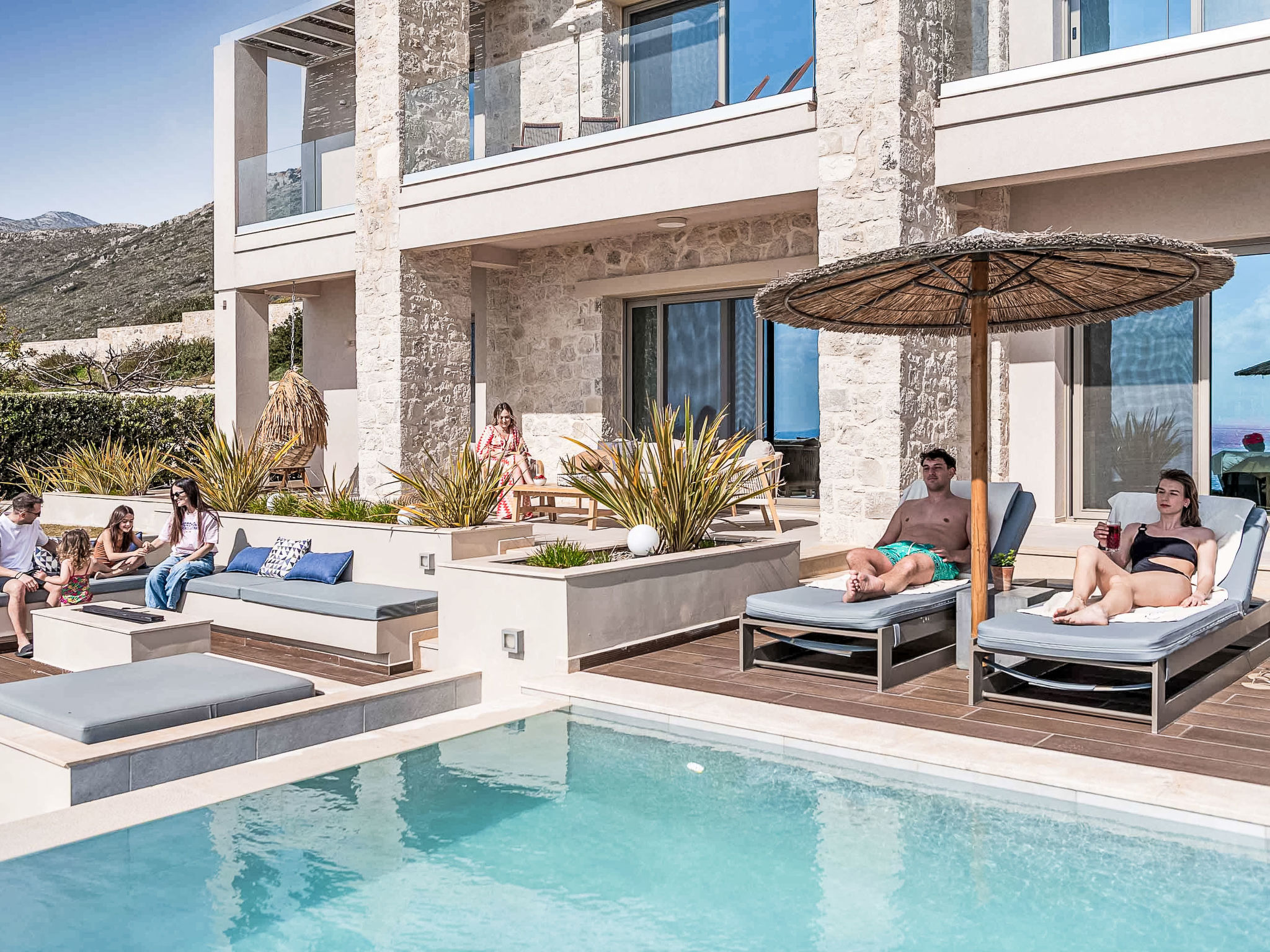 Villa Mare I ''Free'' Beheizter Pool, Unendlich blau - Outside