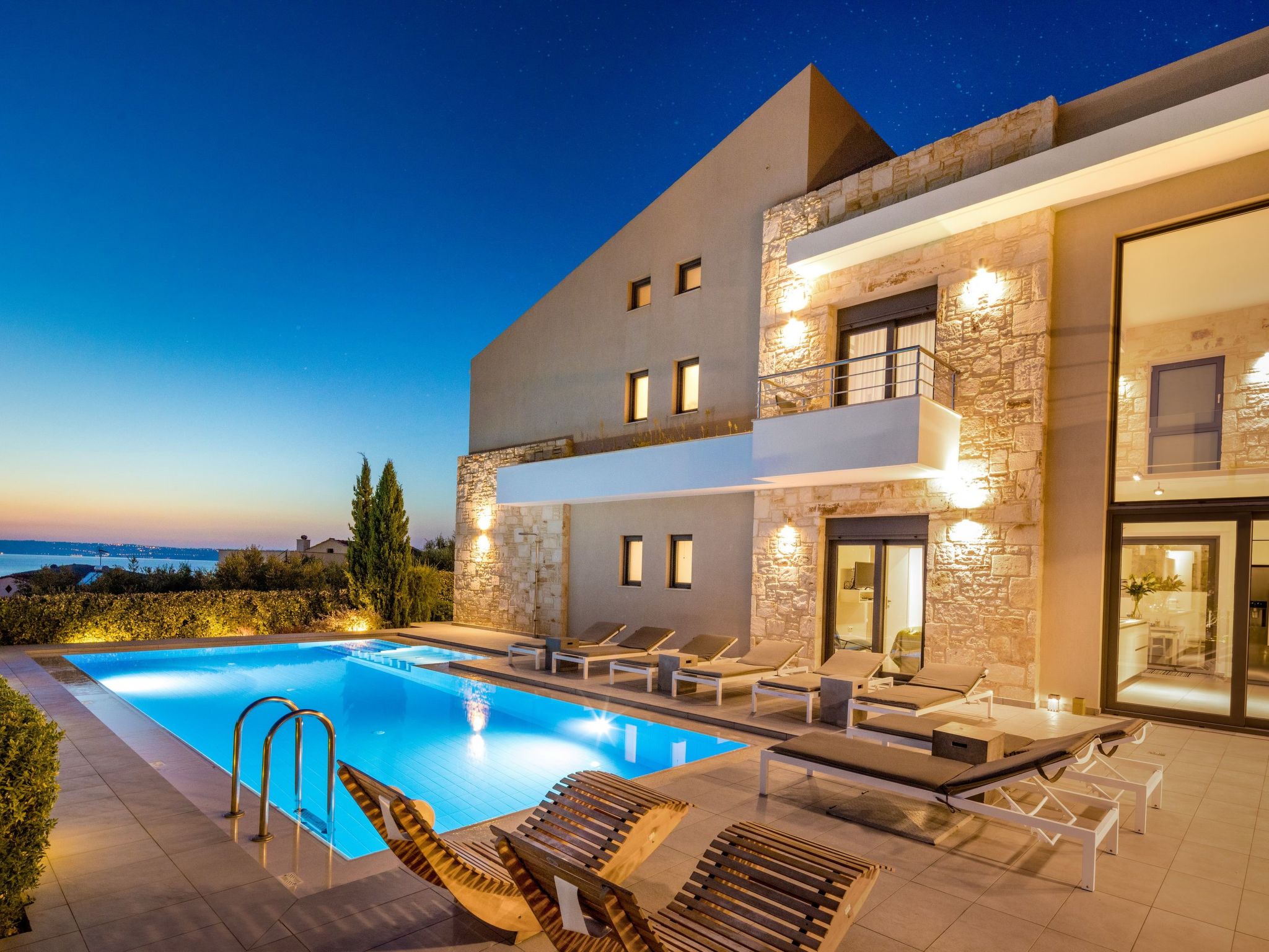 Luxusvilla in Almyrida mit wunderschönem Blick