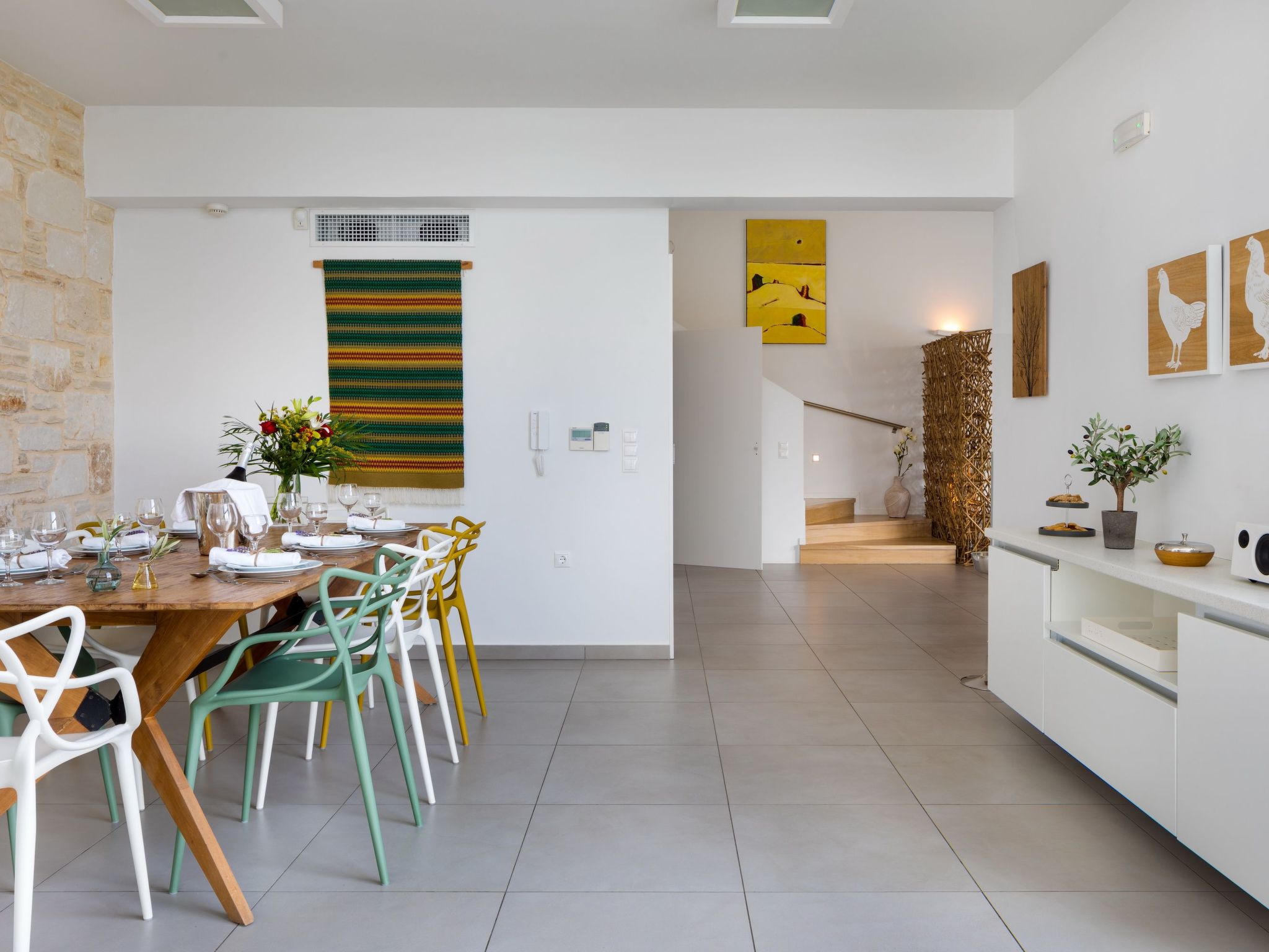 Luxusvilla in Almyrida mit wunderschönem Blick-Binnen