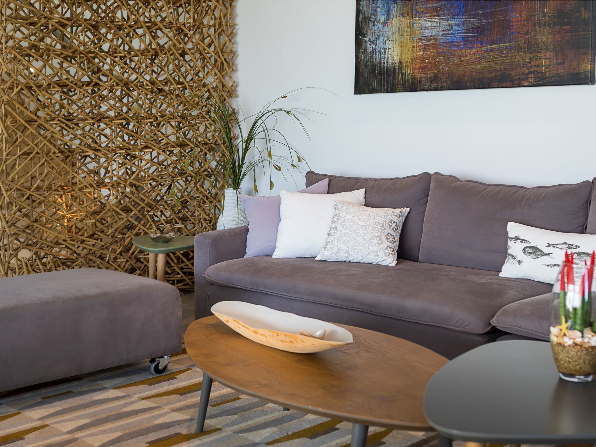 Luxusvilla in Almyrida mit wunderschönem Blick-Binnen