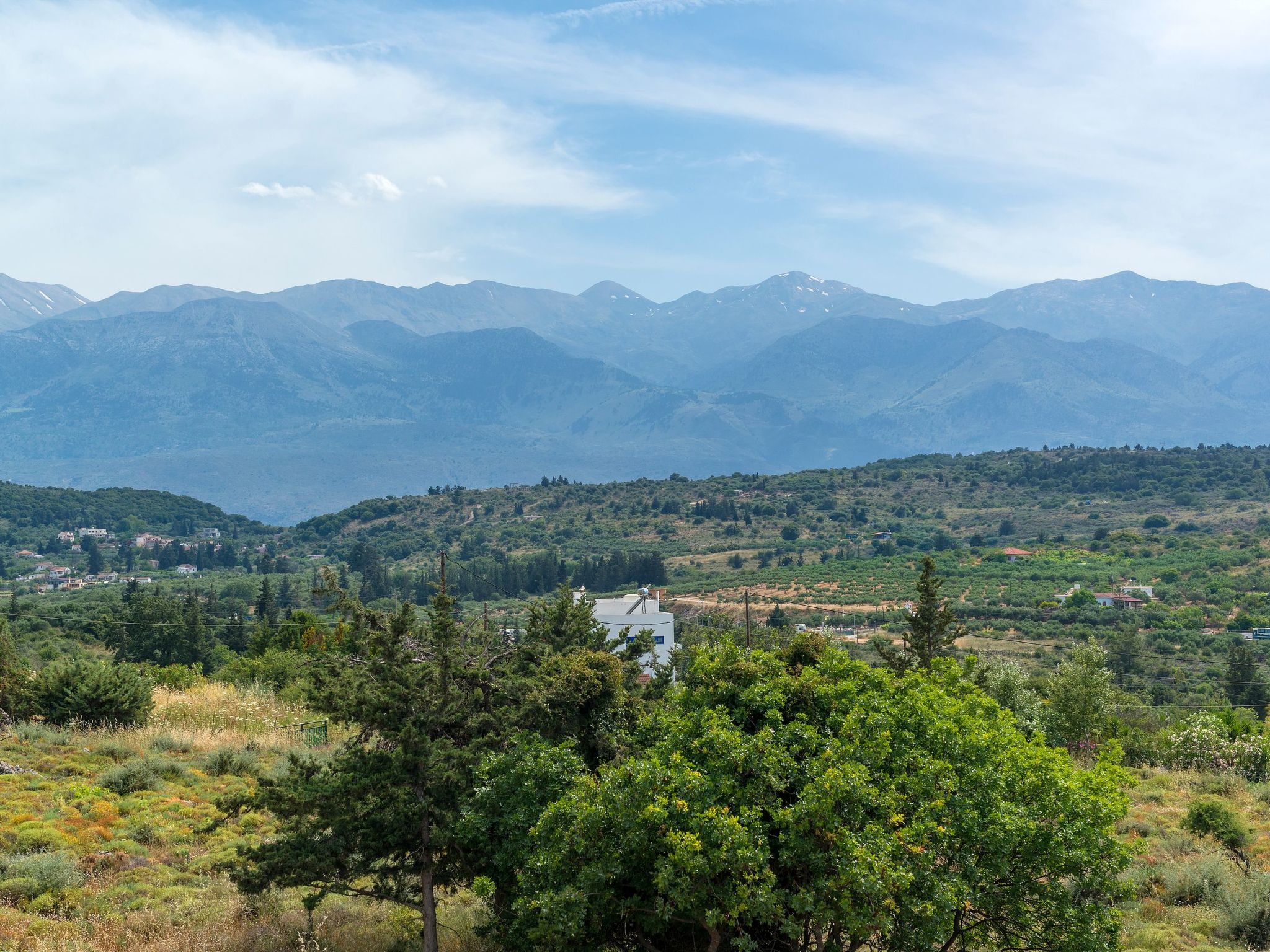 Villa mit Pool für bis zu 8 Personen. Meerblick.-Binnen