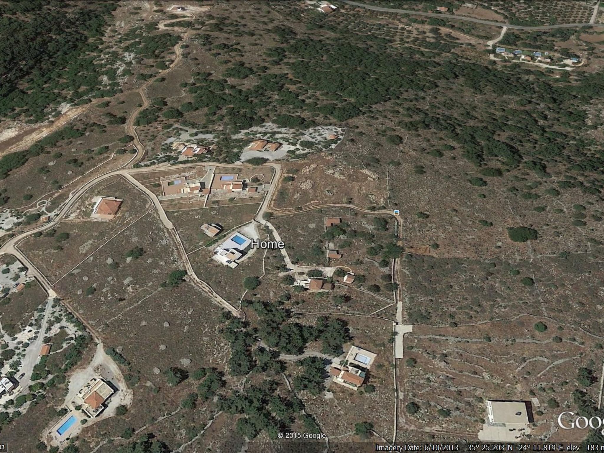 Villa mit Pool für bis zu 8 Personen. Meerblick.-Binnen