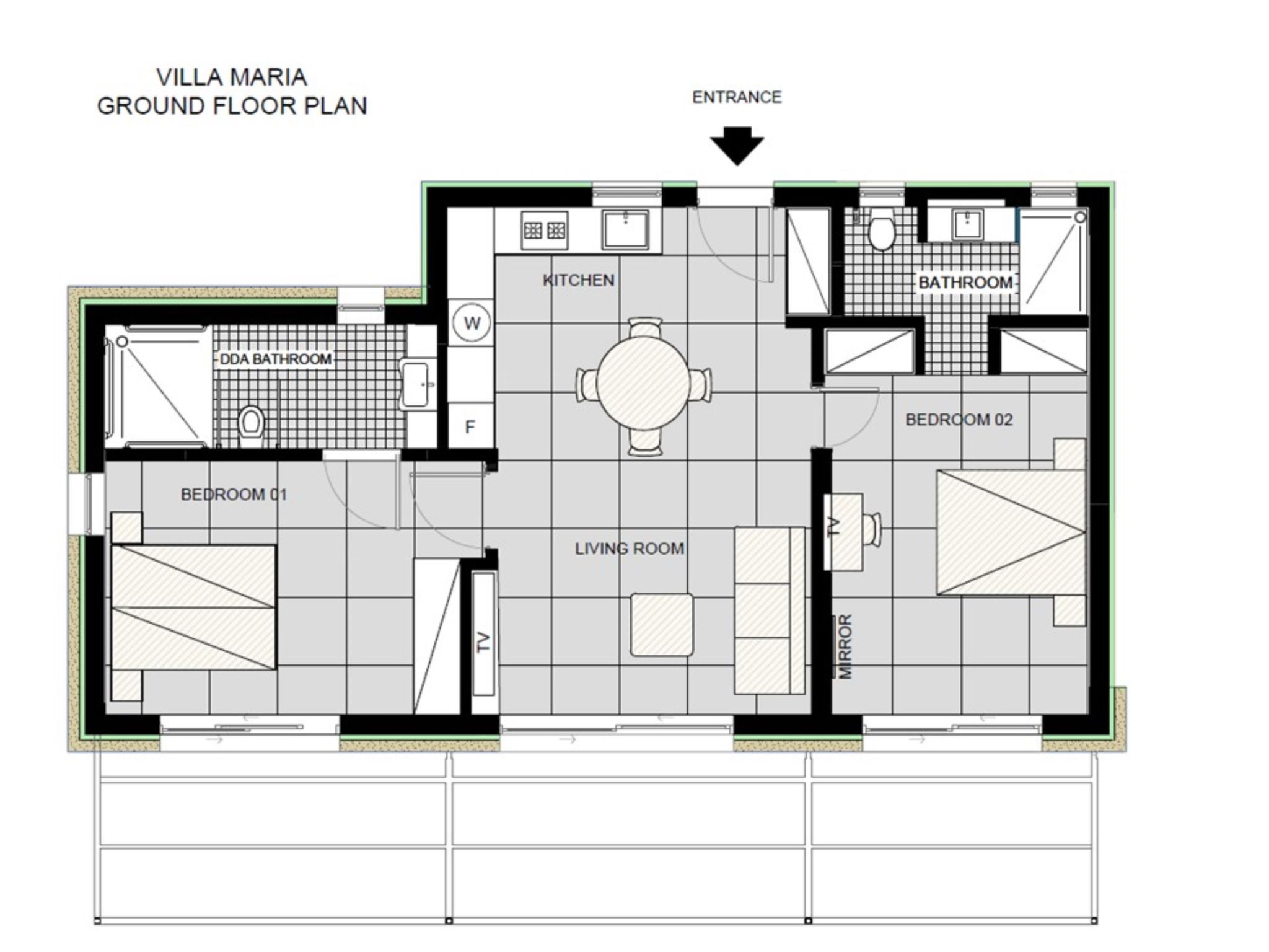 Villa Maria mit privatem Pool und Meerblick-Binnen