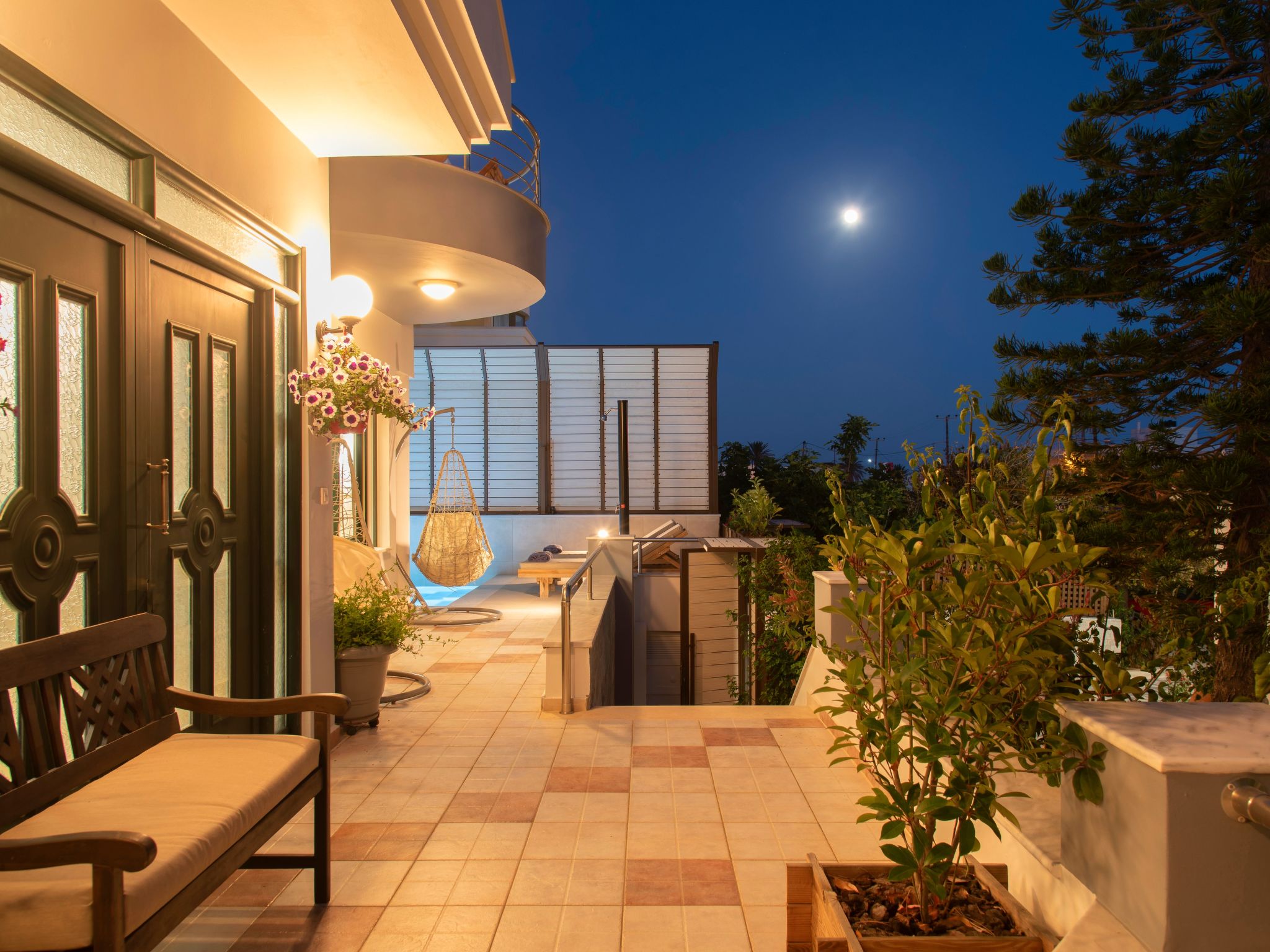 Ferienvilla "Mimoza" mit Blick auf das Wasser