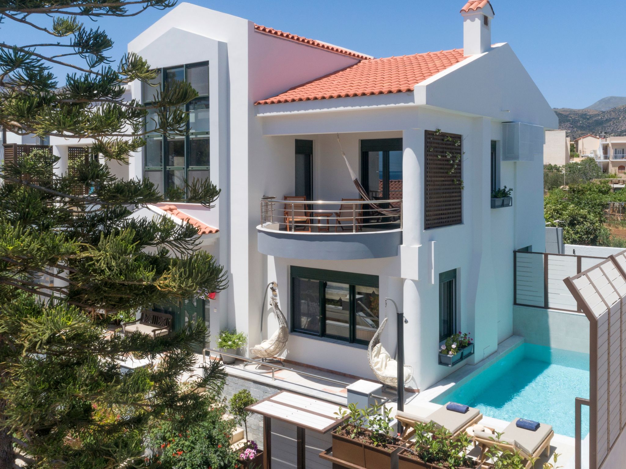 Ferienvilla "Mimoza" mit Blick auf das Wasser