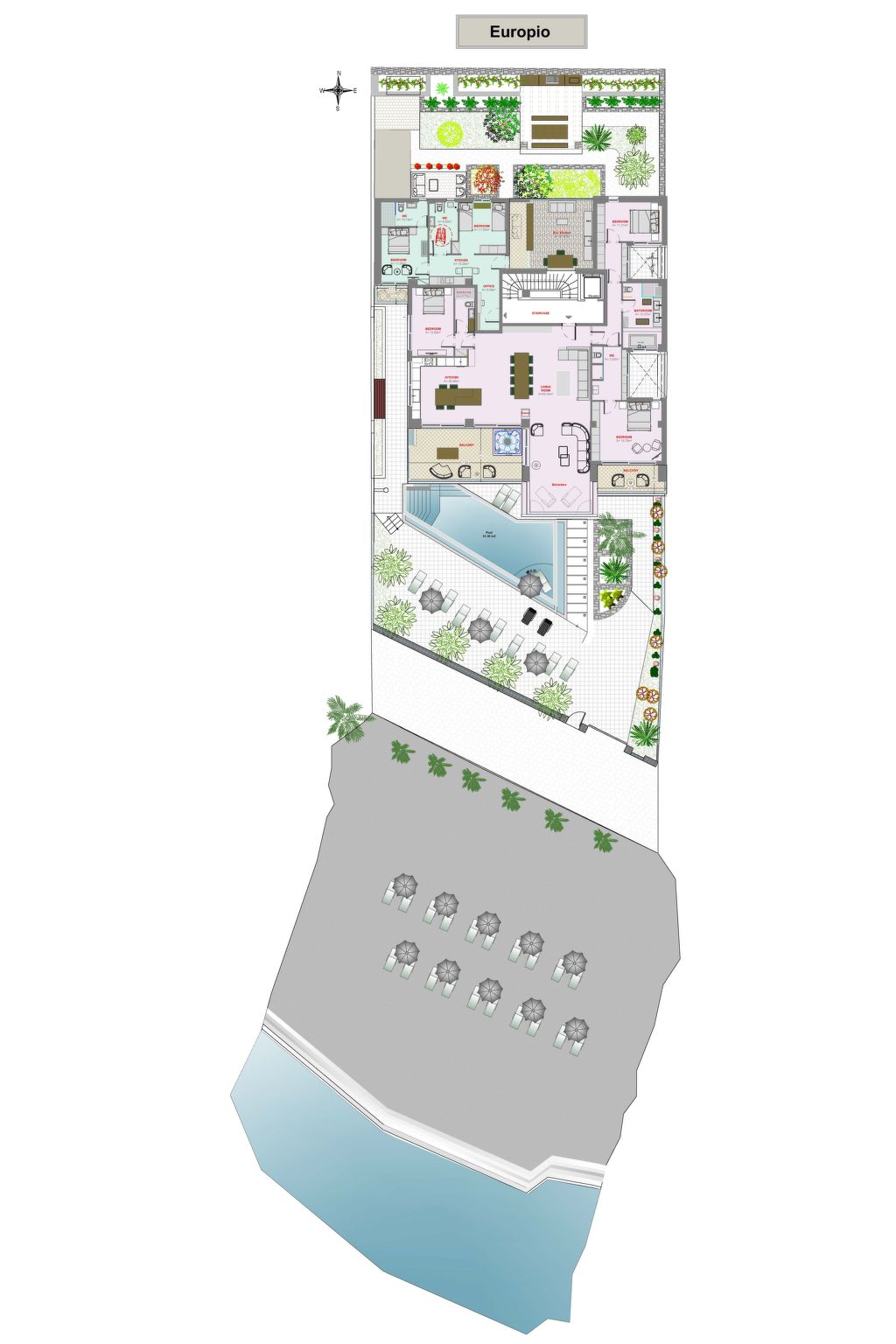 Villa Galilean Moons für 16 Personen und 8 Kinder-Image-tags.info