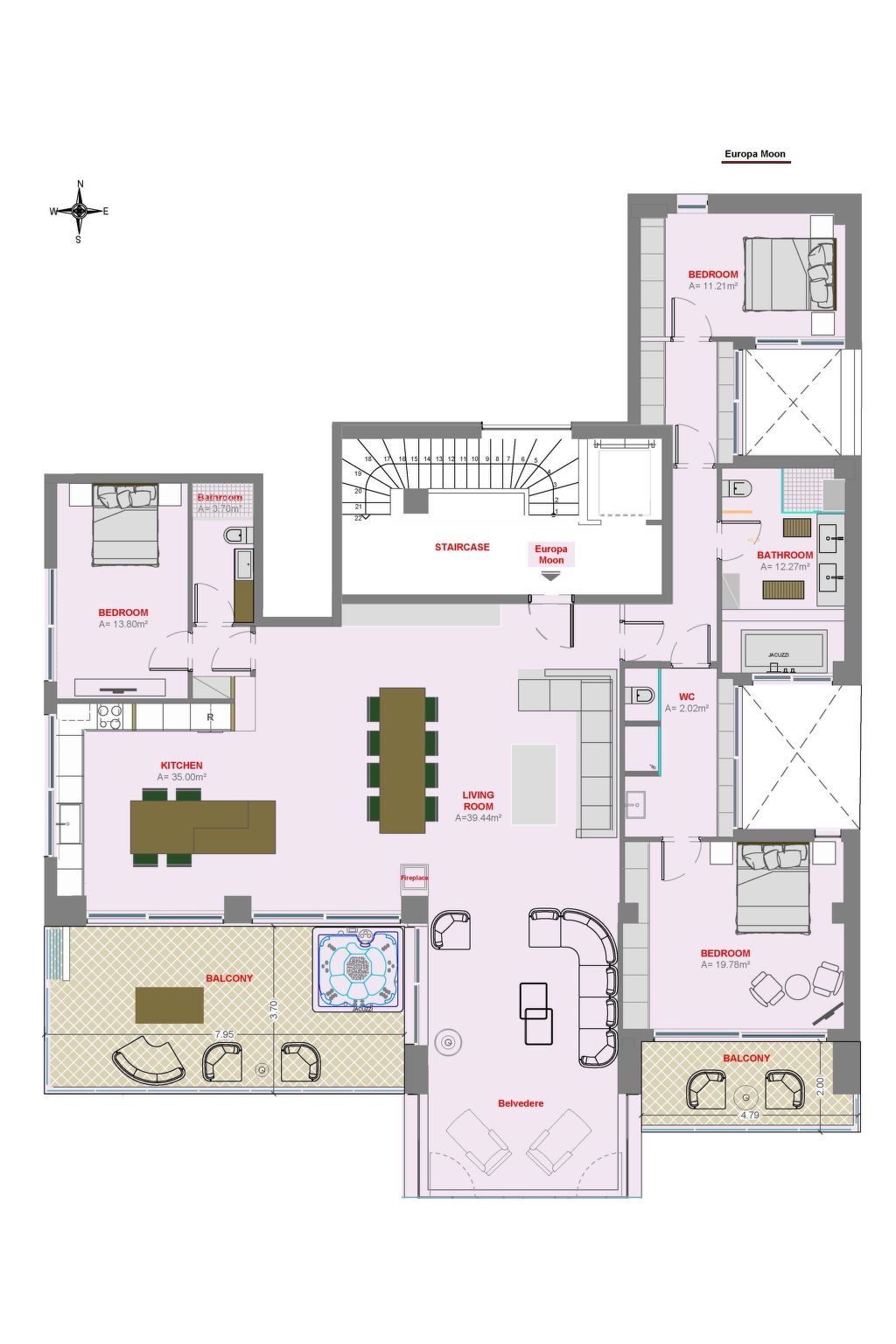 Stilvolle Wohnung mit atemberaubendem Ausblick-Image-tags.info