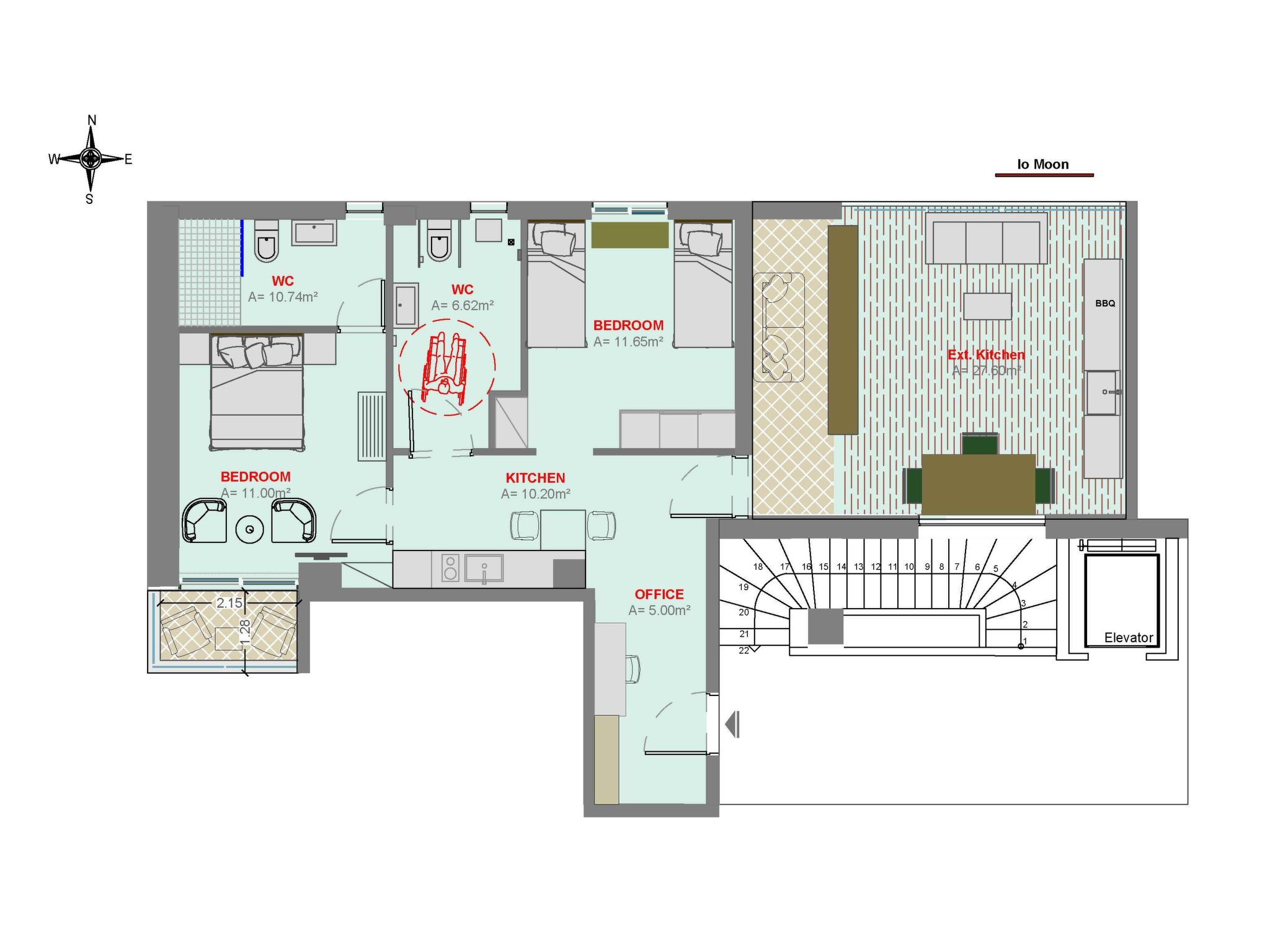 Stilvolle Wohnung mit atemberaubendem Ausblick-Image-tags.info