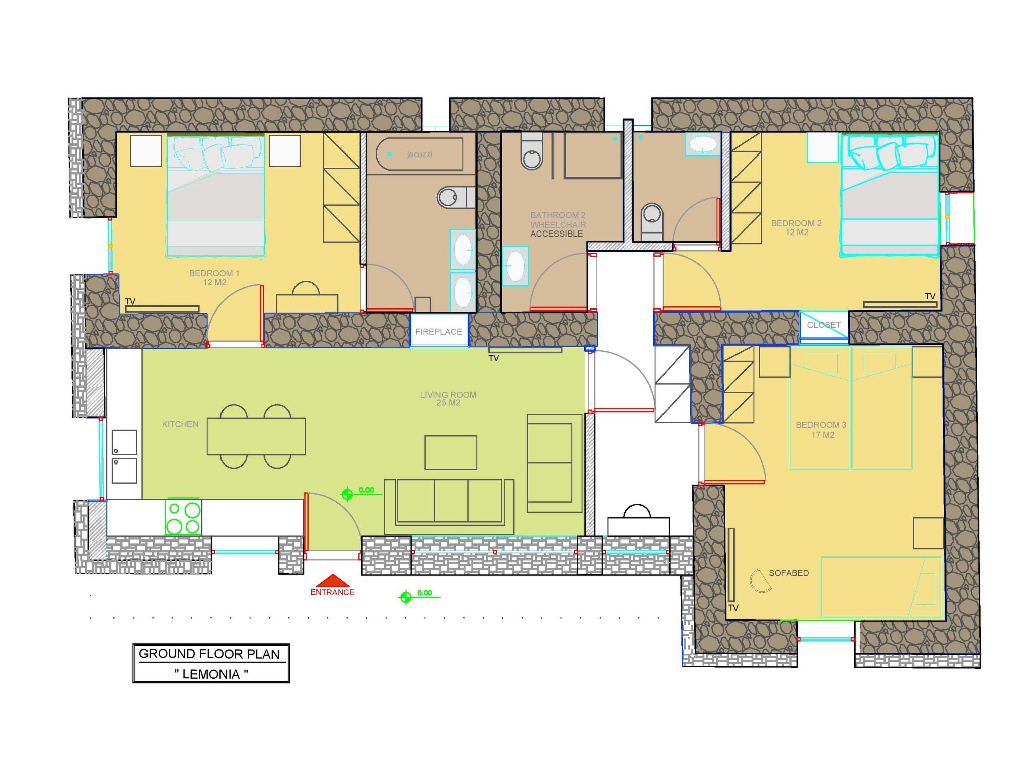 Paradisos für 14 Personen und 4 Kinder-Binnen