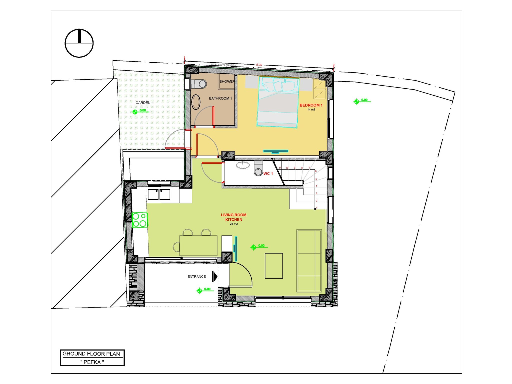 Paradisos für 14 Personen und 4 Kinder-Binnen