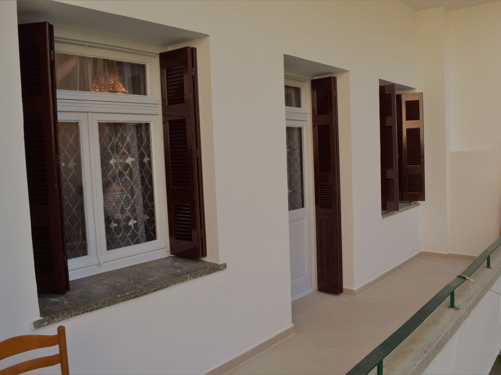 Downtown home Garten mit privatem Garten-Draußen